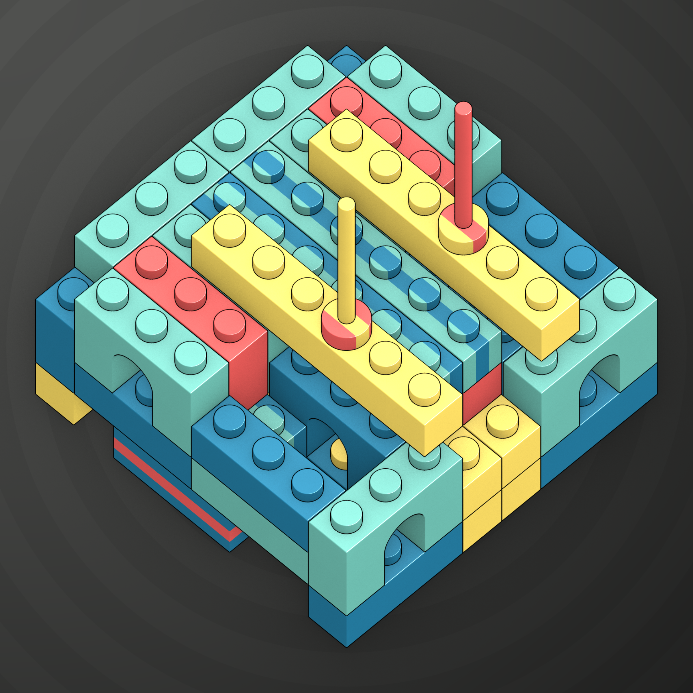 Art Blocks - Art Blocks v2 - Click #708 - NFT # 263000708