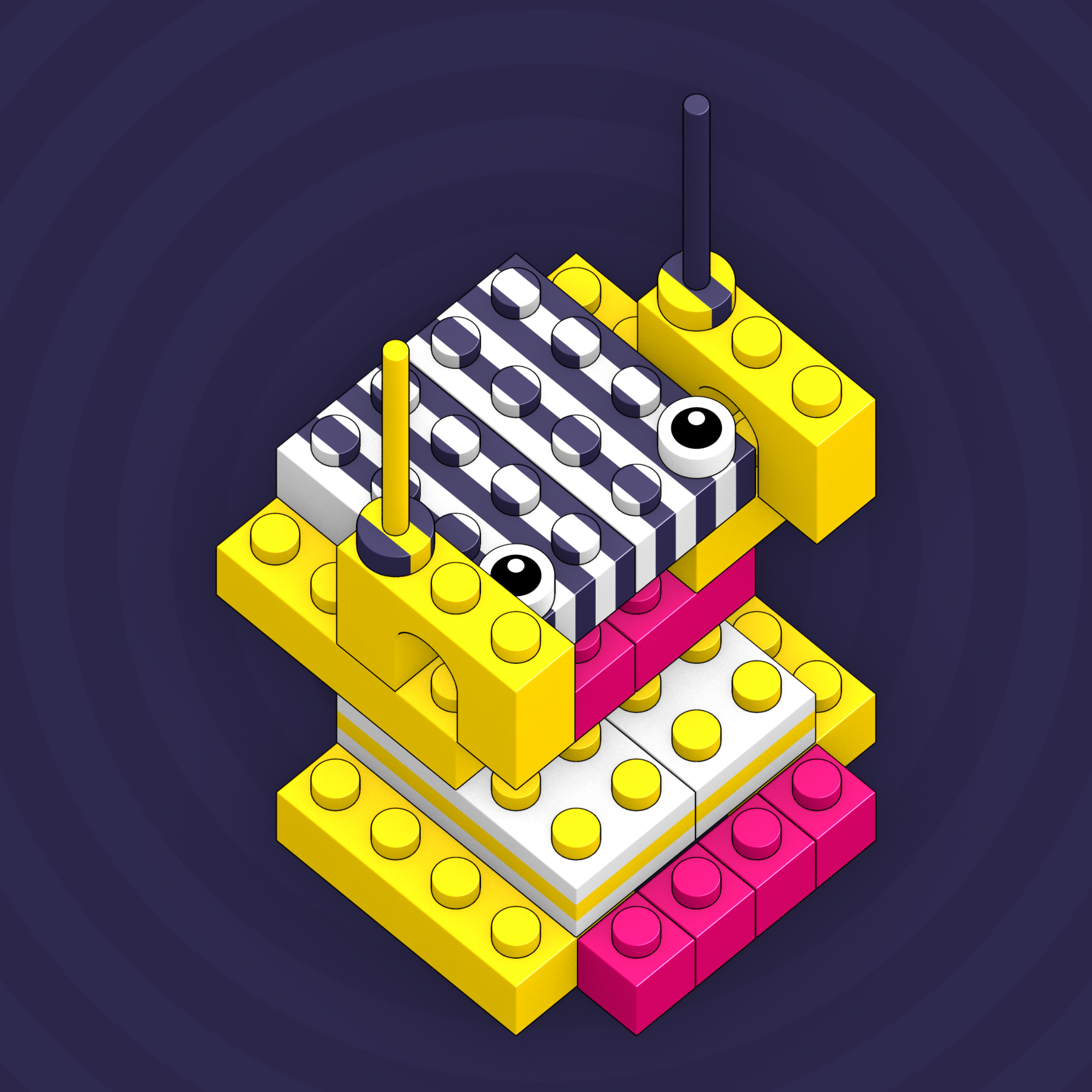 Art Blocks - Art Blocks v2 - Click #717 - NFT # 263000717