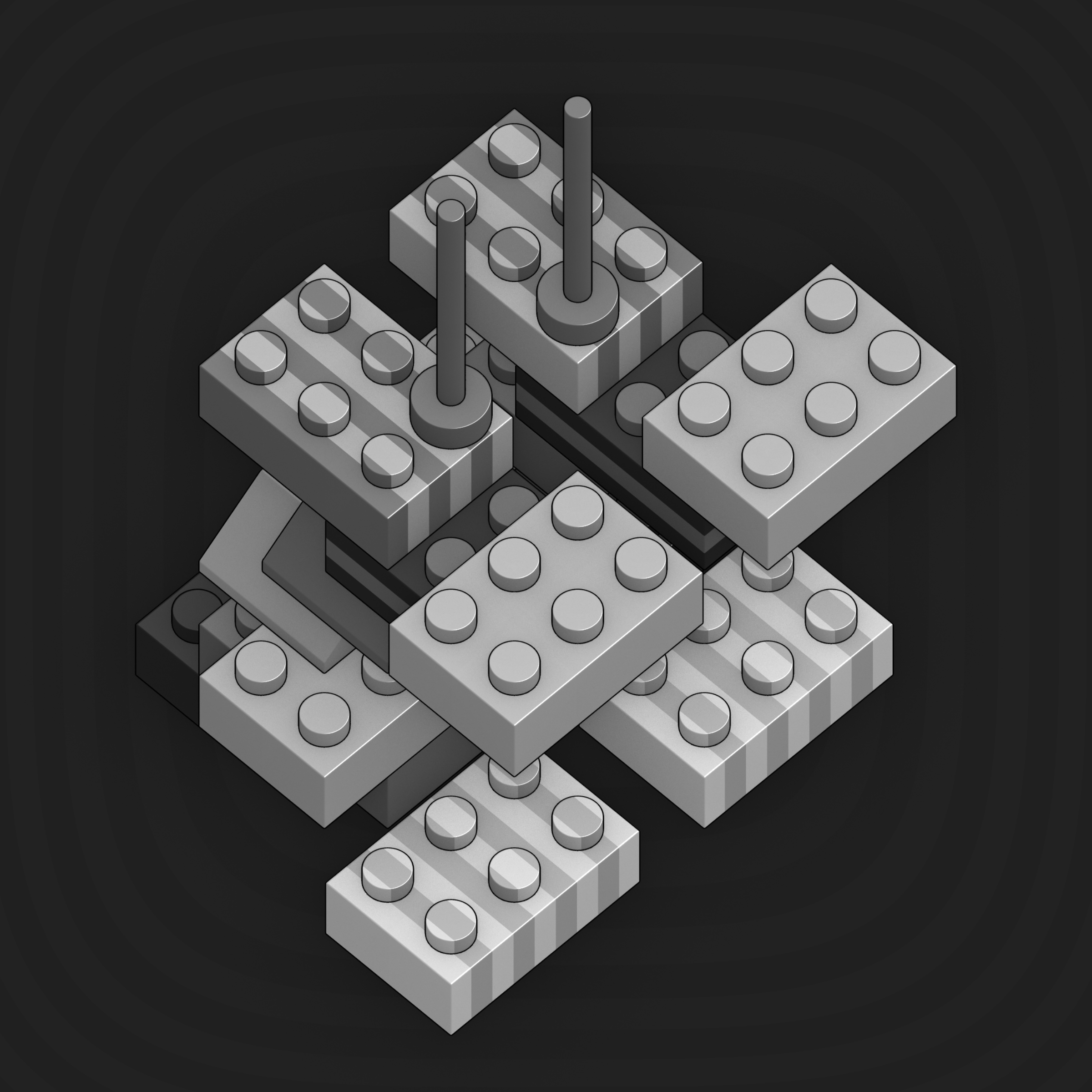 Art Blocks - Art Blocks v2 - Click #718 - NFT # 263000718