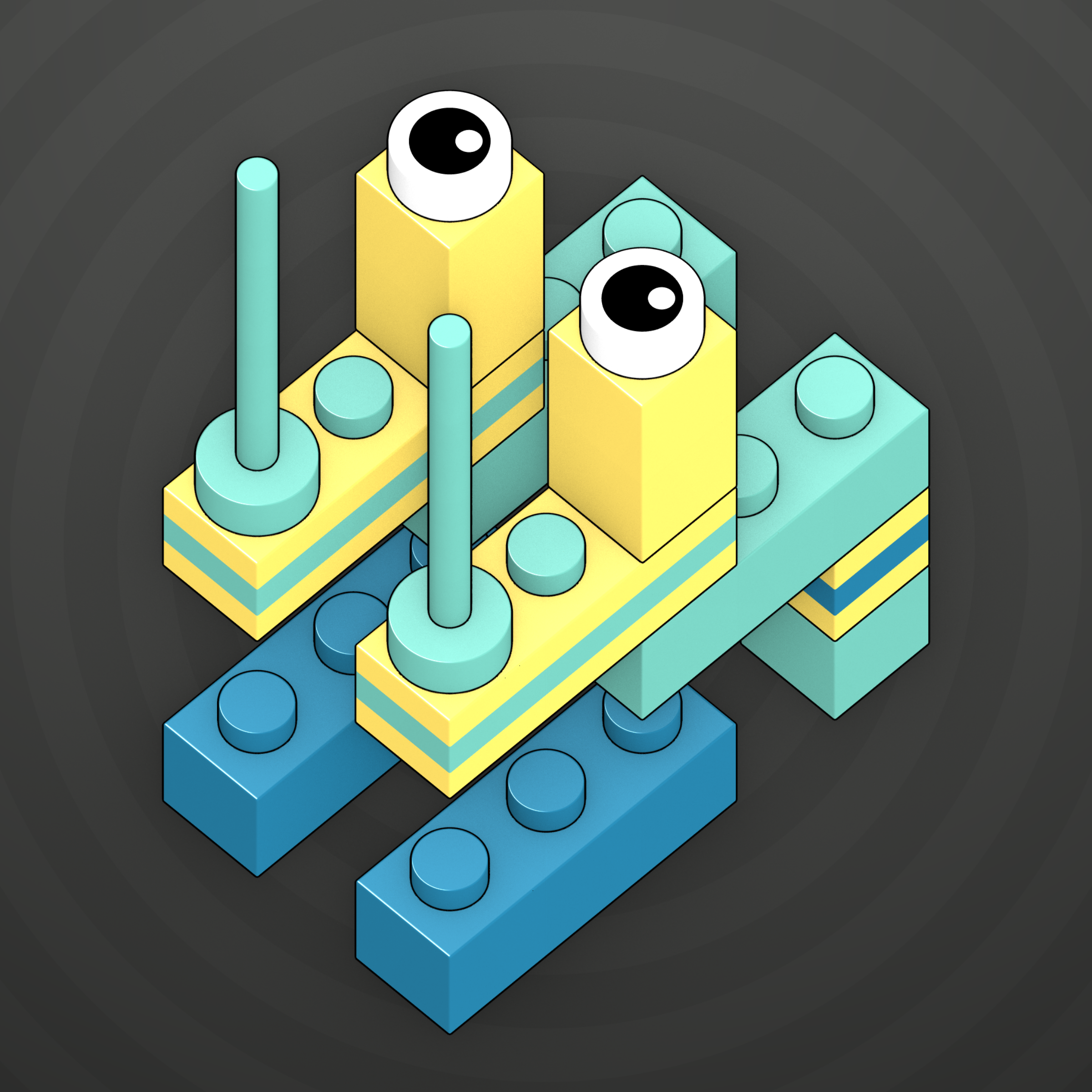 Art Blocks - Art Blocks v2 - Click #724 - NFT # 263000724