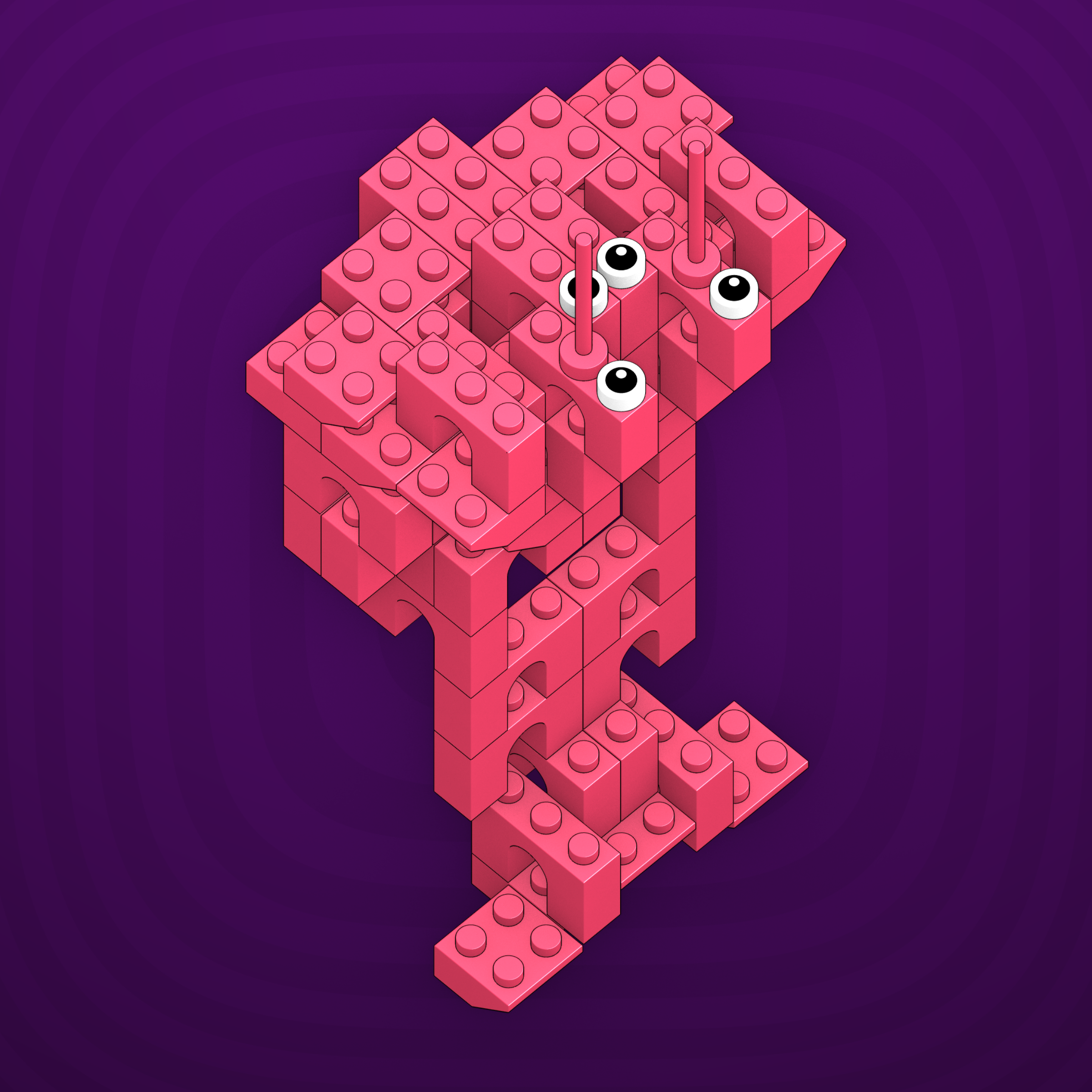 Art Blocks - Art Blocks v2 - Click #732 - NFT # 263000732