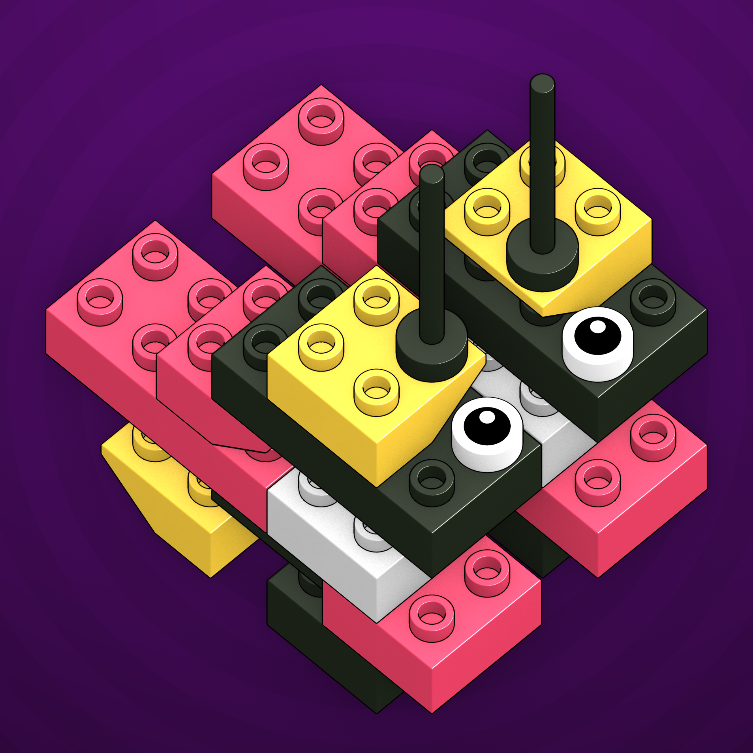 Art Blocks - Art Blocks v2 - Click #733 - NFT # 263000733