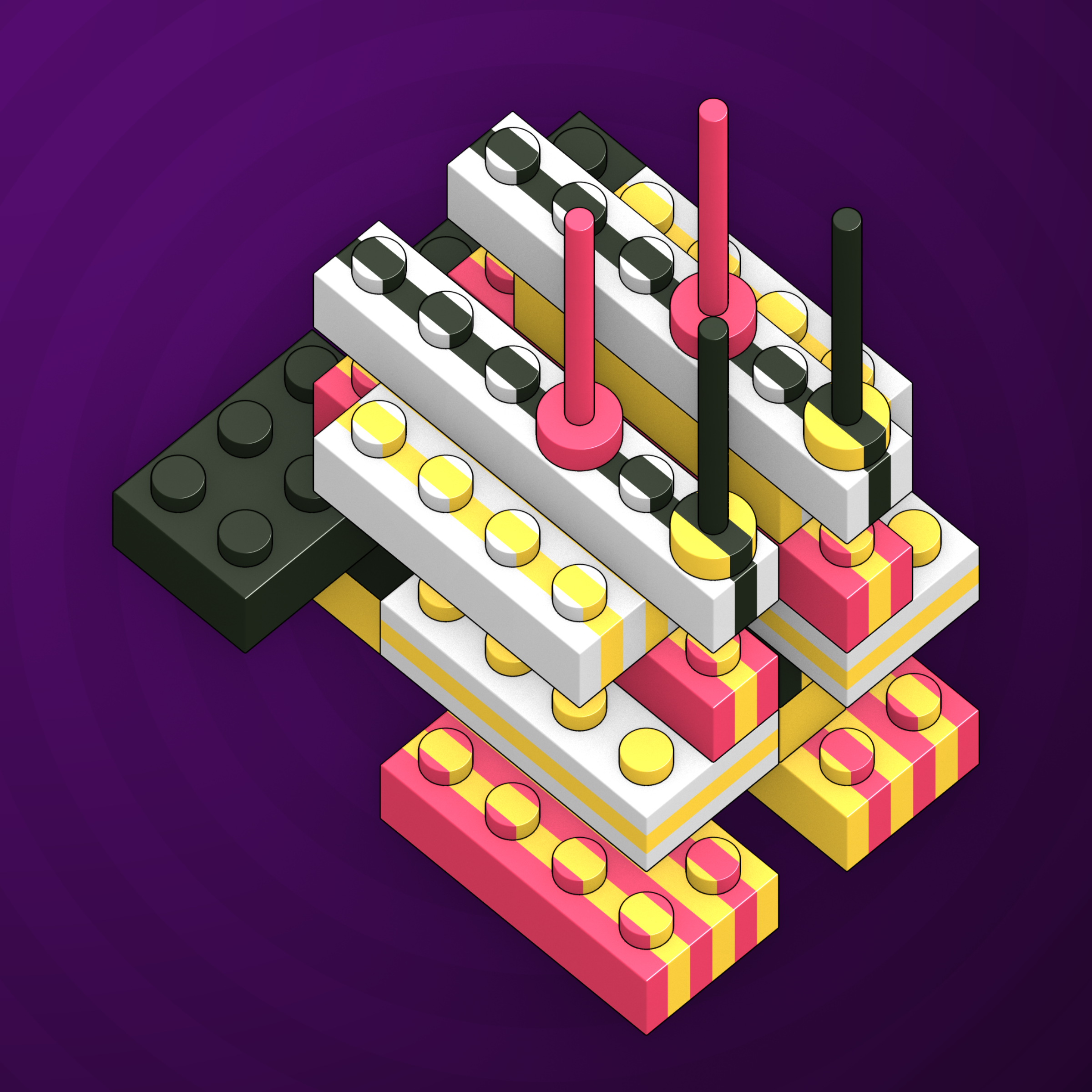 Art Blocks - Art Blocks v2 - Click #734 - NFT # 263000734