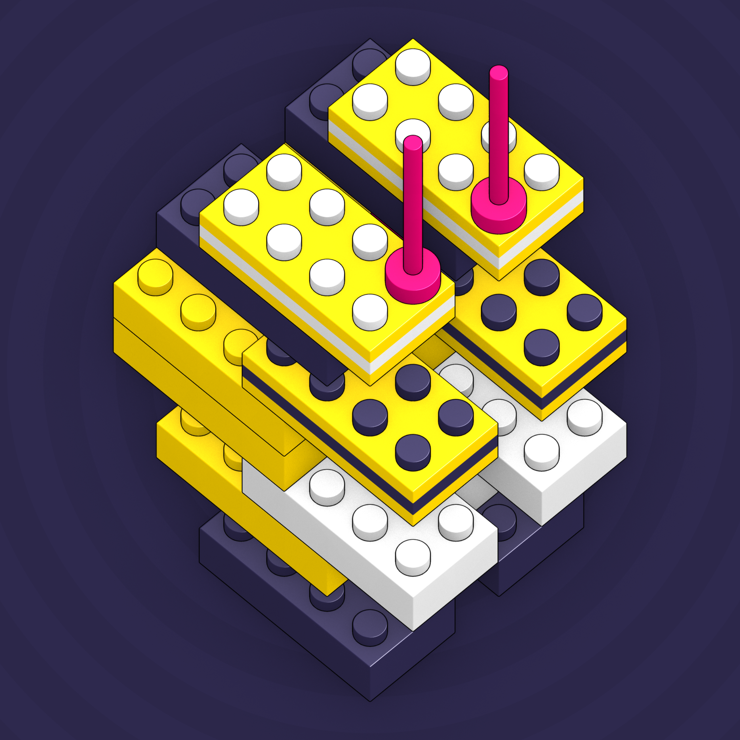 Art Blocks - Art Blocks v2 - Click #735 - NFT # 263000735