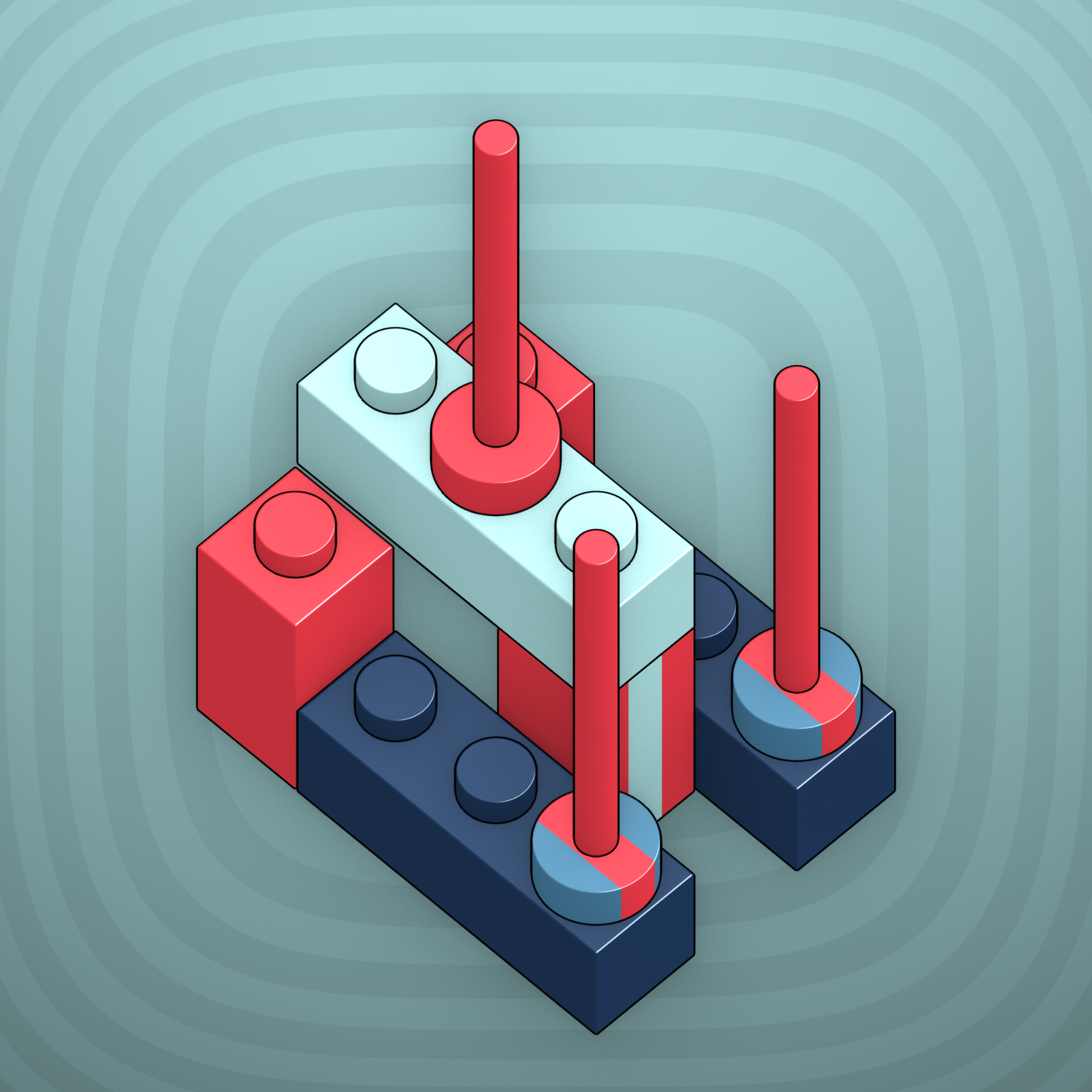 Art Blocks - Art Blocks v2 - Click #736 - NFT # 263000736