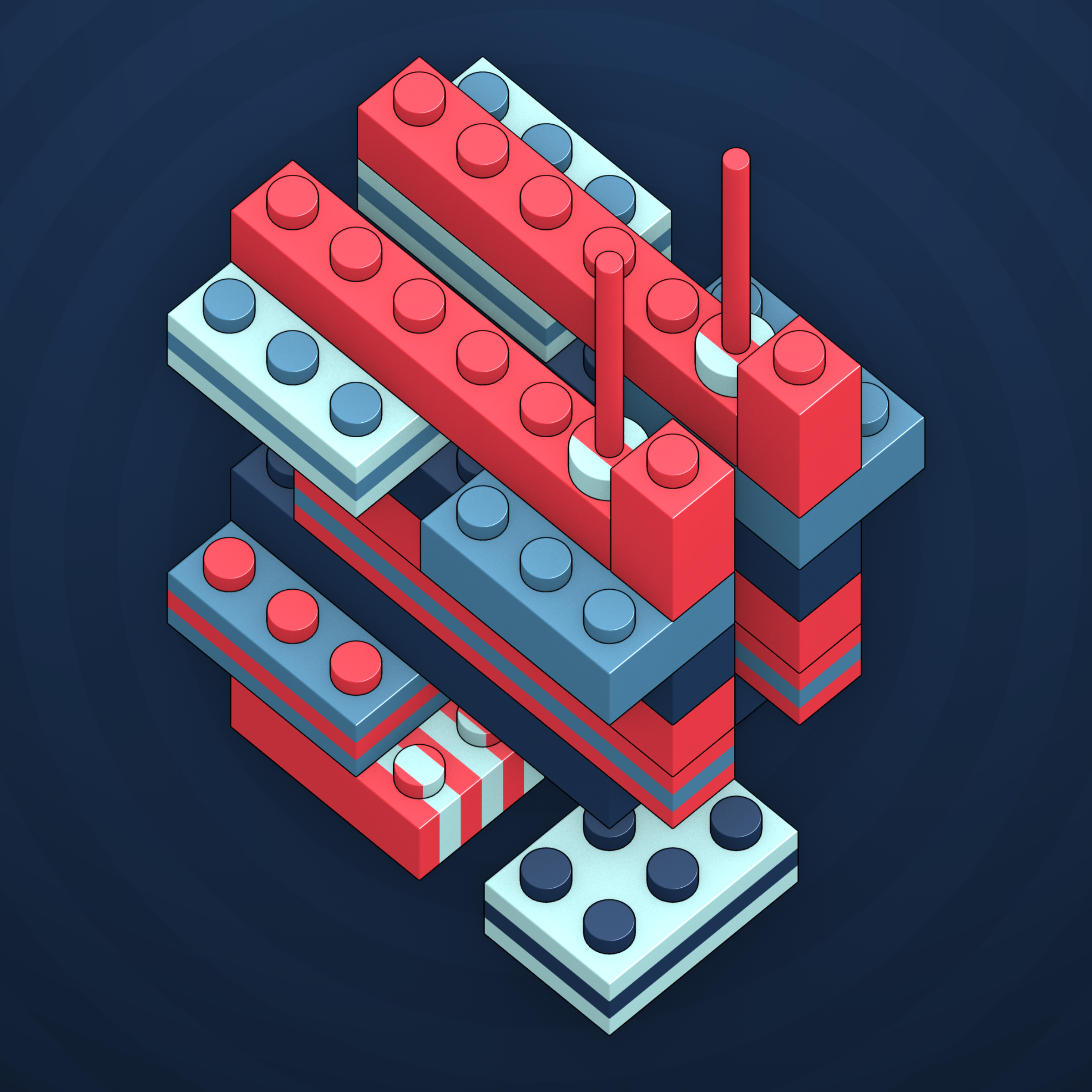 Art Blocks - Art Blocks v2 - Click #741 - NFT # 263000741