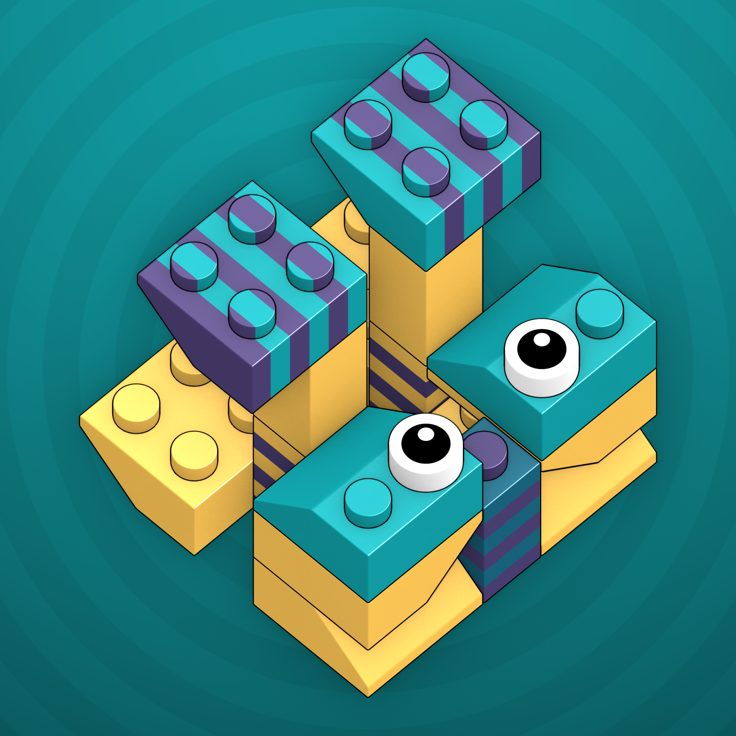 Art Blocks - Art Blocks v2 - Click #761 - NFT # 263000761