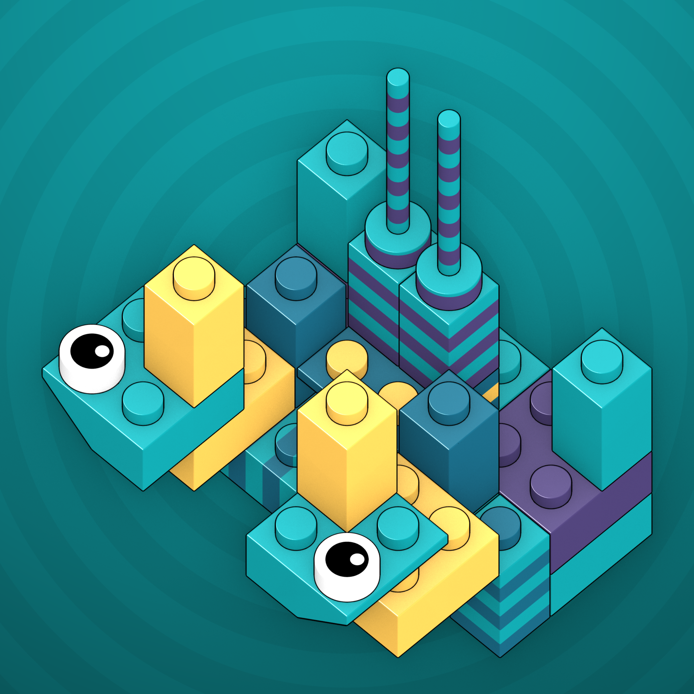 Art Blocks - Art Blocks v2 - Click #789 - NFT # 263000789