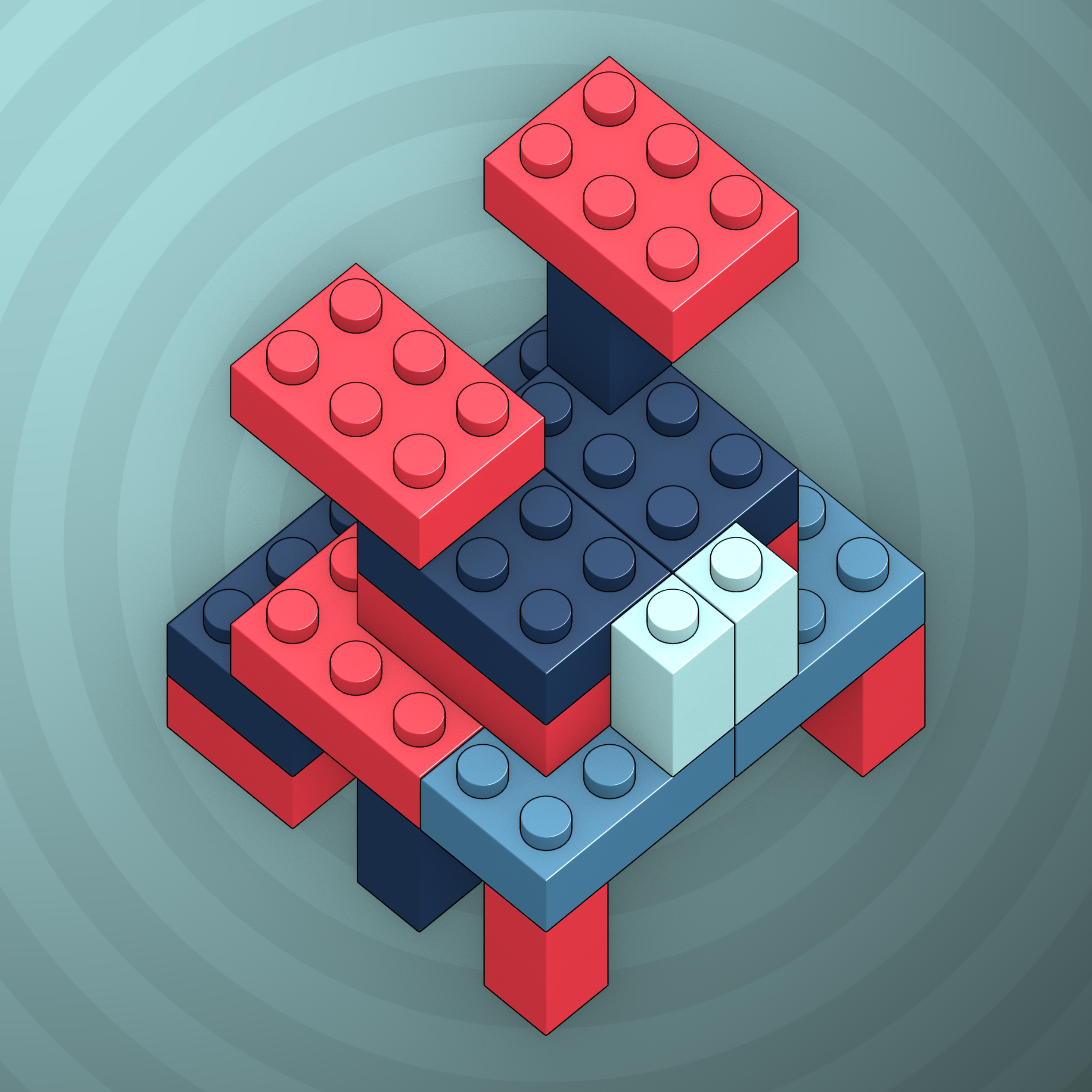 Art Blocks - Art Blocks v2 - Click #804 - NFT # 263000804