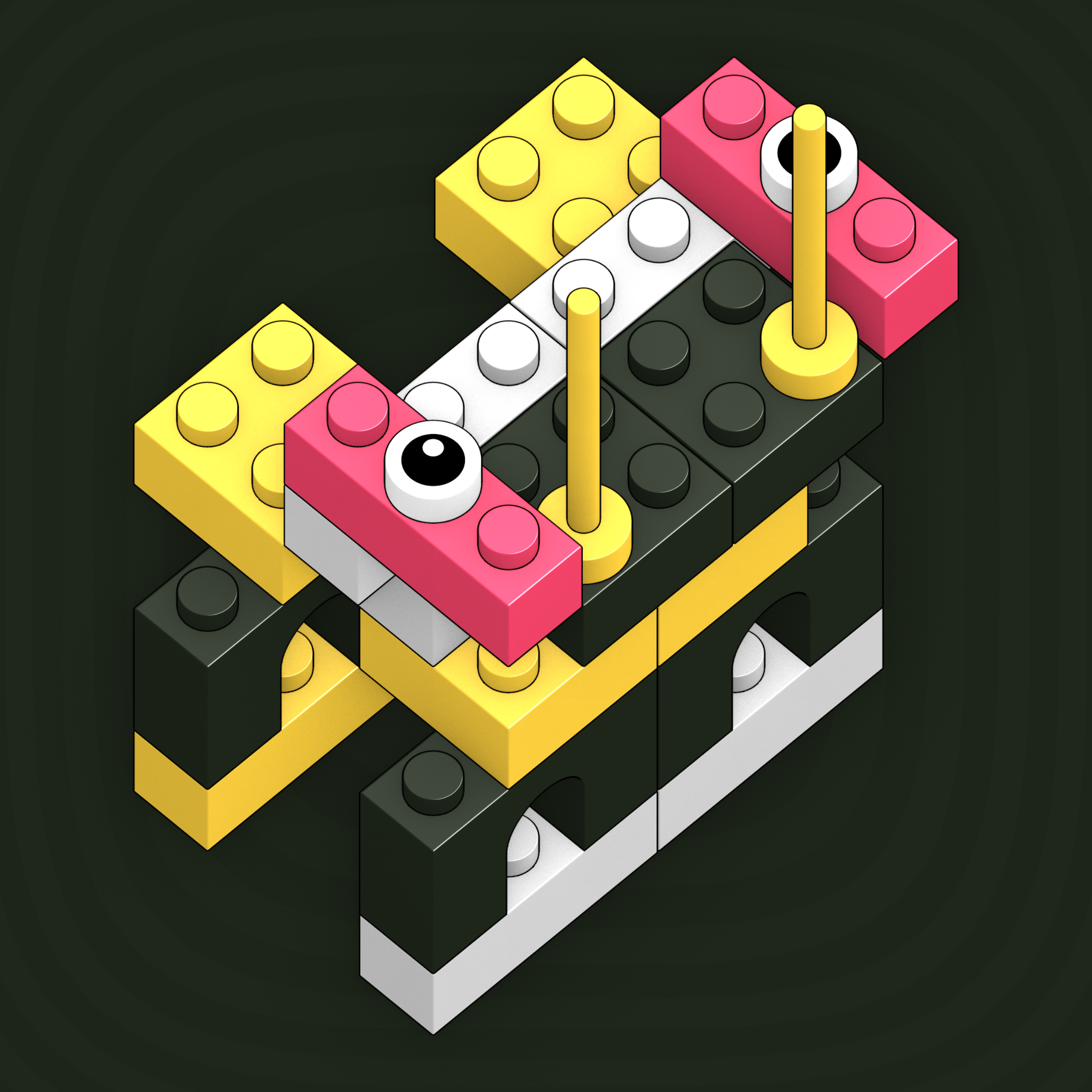 Art Blocks - Art Blocks v2 - Click #808 - NFT # 263000808