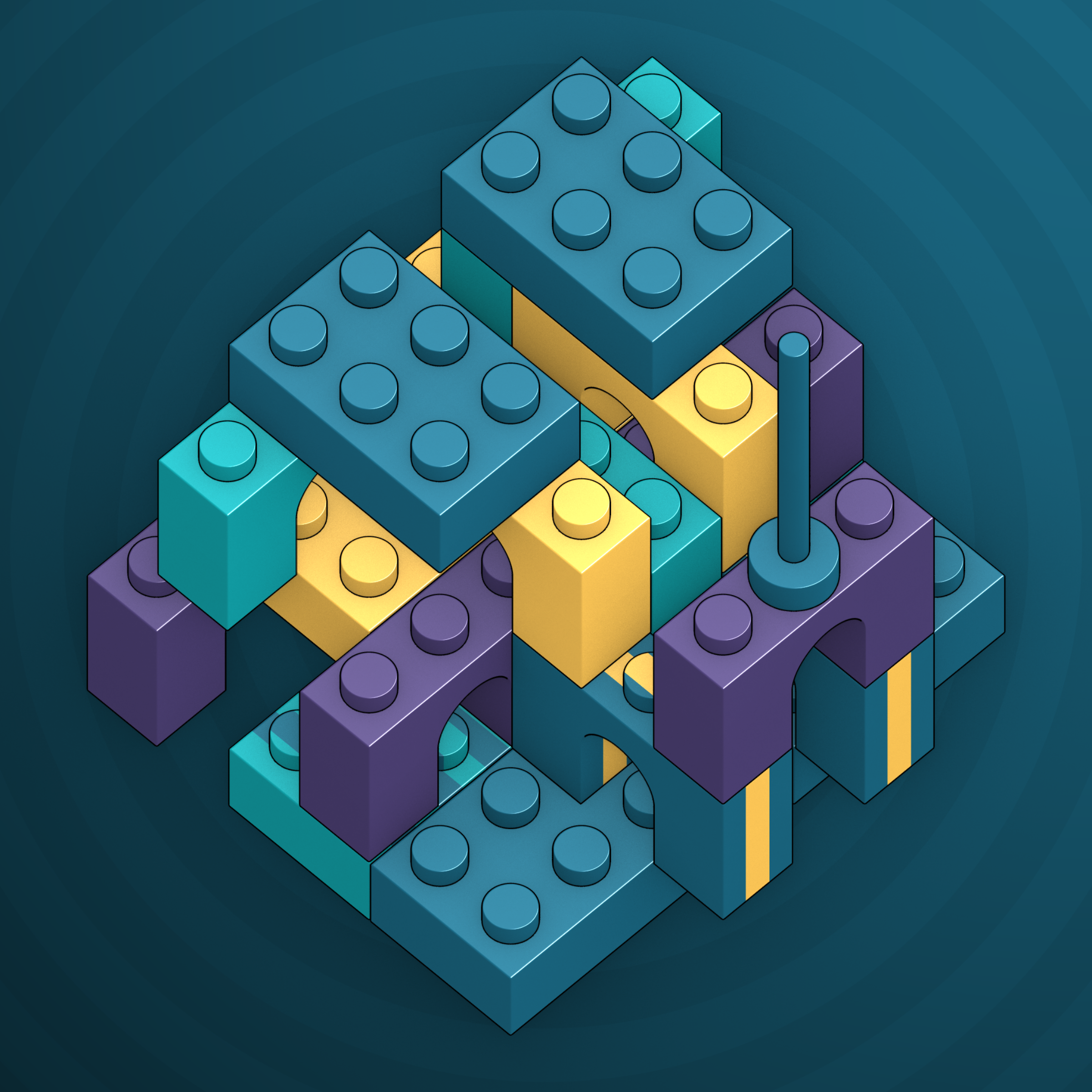 Art Blocks - Art Blocks v2 - Click #822 - NFT # 263000822