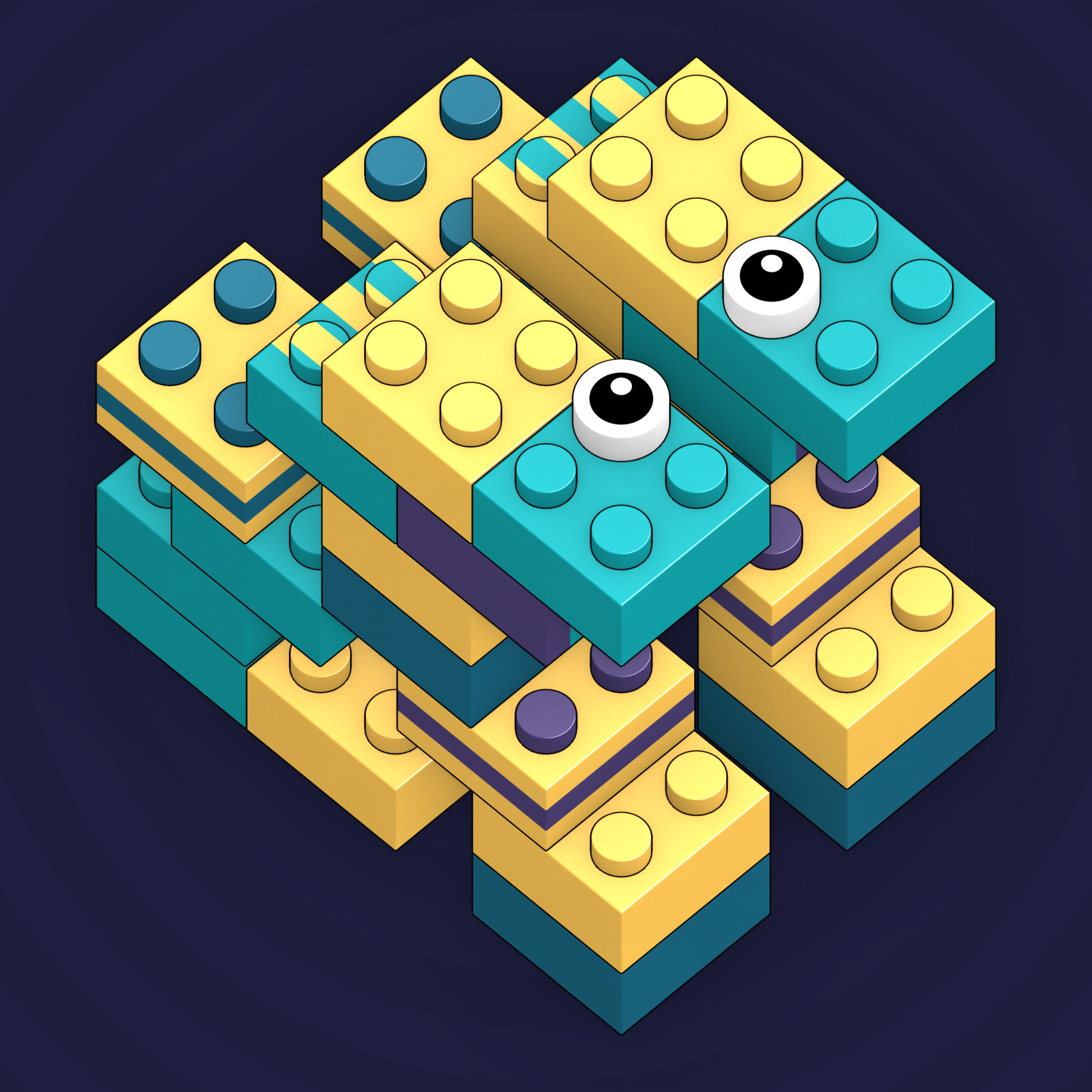 Art Blocks - Art Blocks v2 - Click #837 - NFT # 263000837