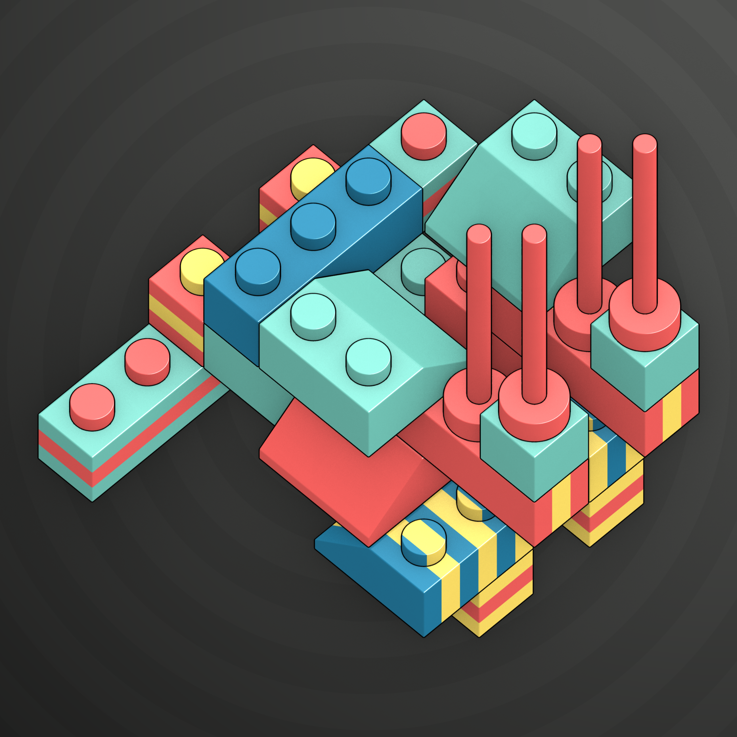 Art Blocks - Art Blocks v2 - Click #841 - NFT # 263000841