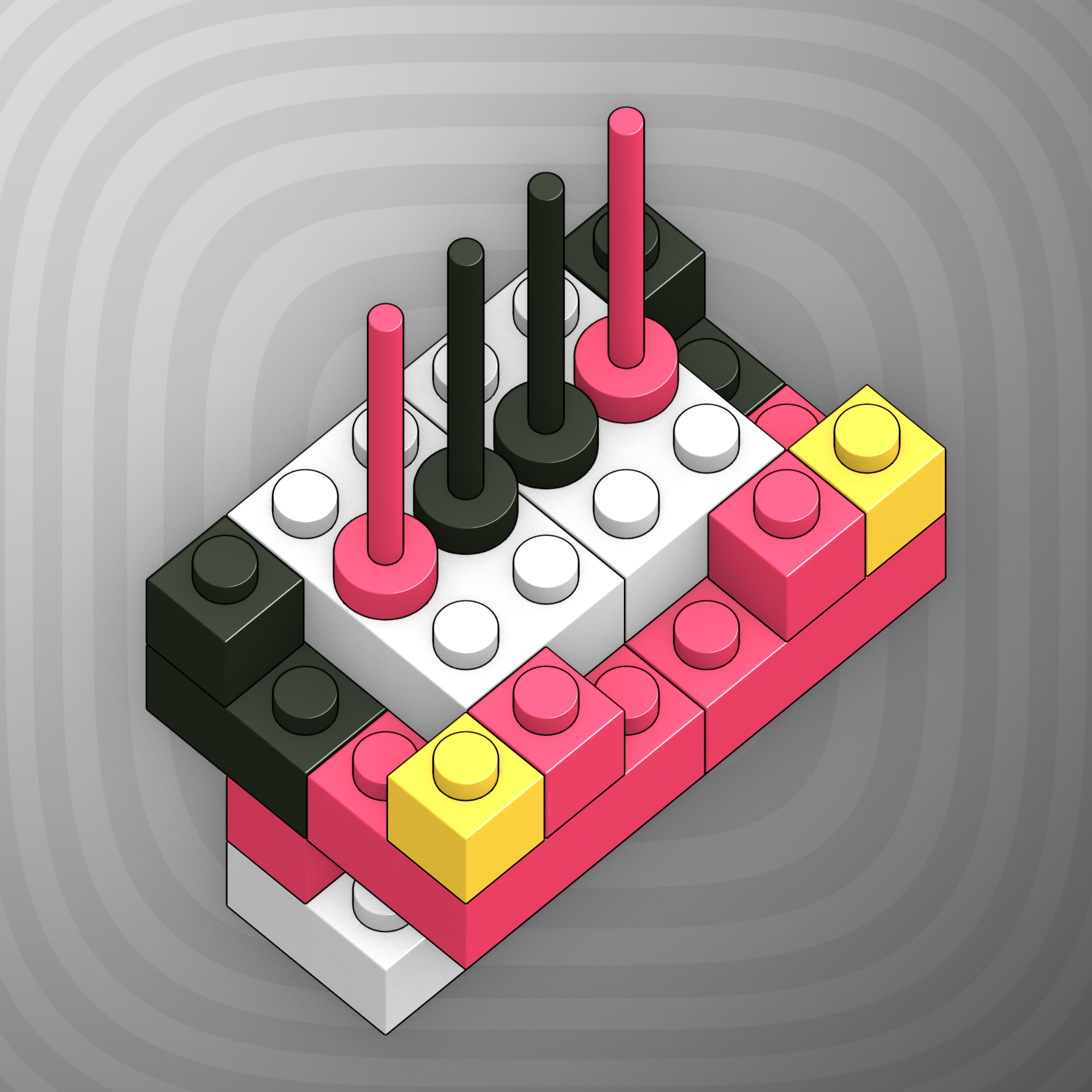 Art Blocks - Art Blocks v2 - Click #843 - NFT # 263000843