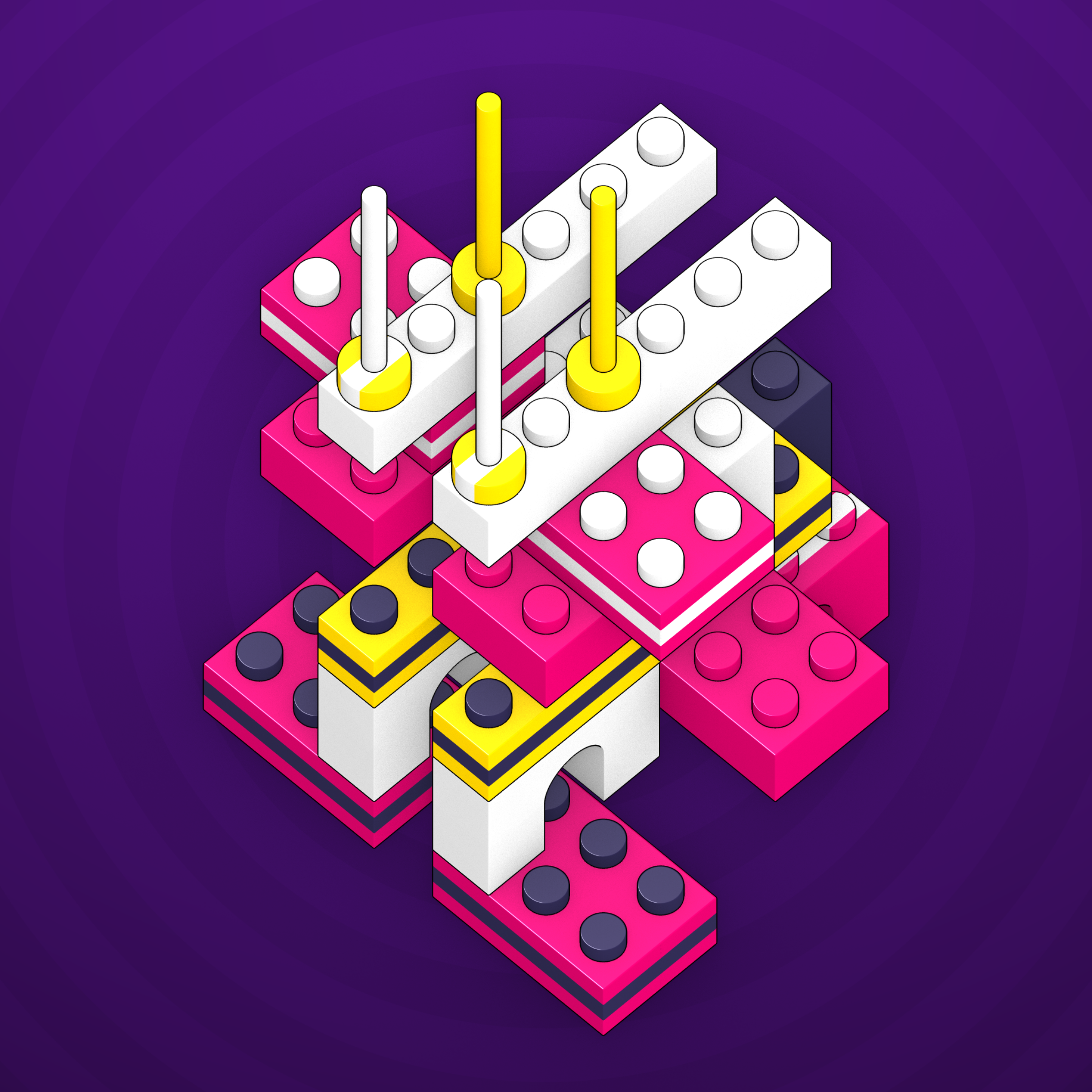 Art Blocks - Art Blocks v2 - Click #844 - NFT # 263000844