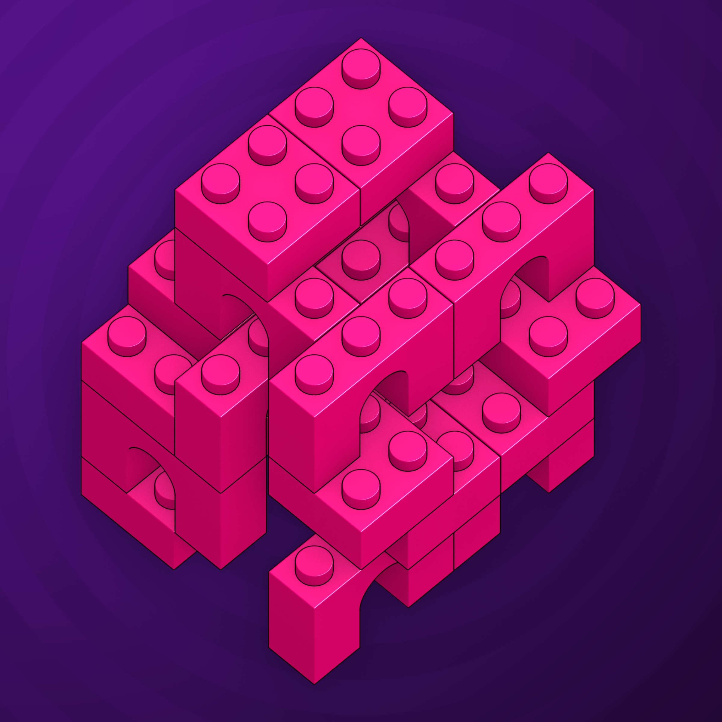 Art Blocks - Art Blocks v2 - Click #845 - NFT # 263000845