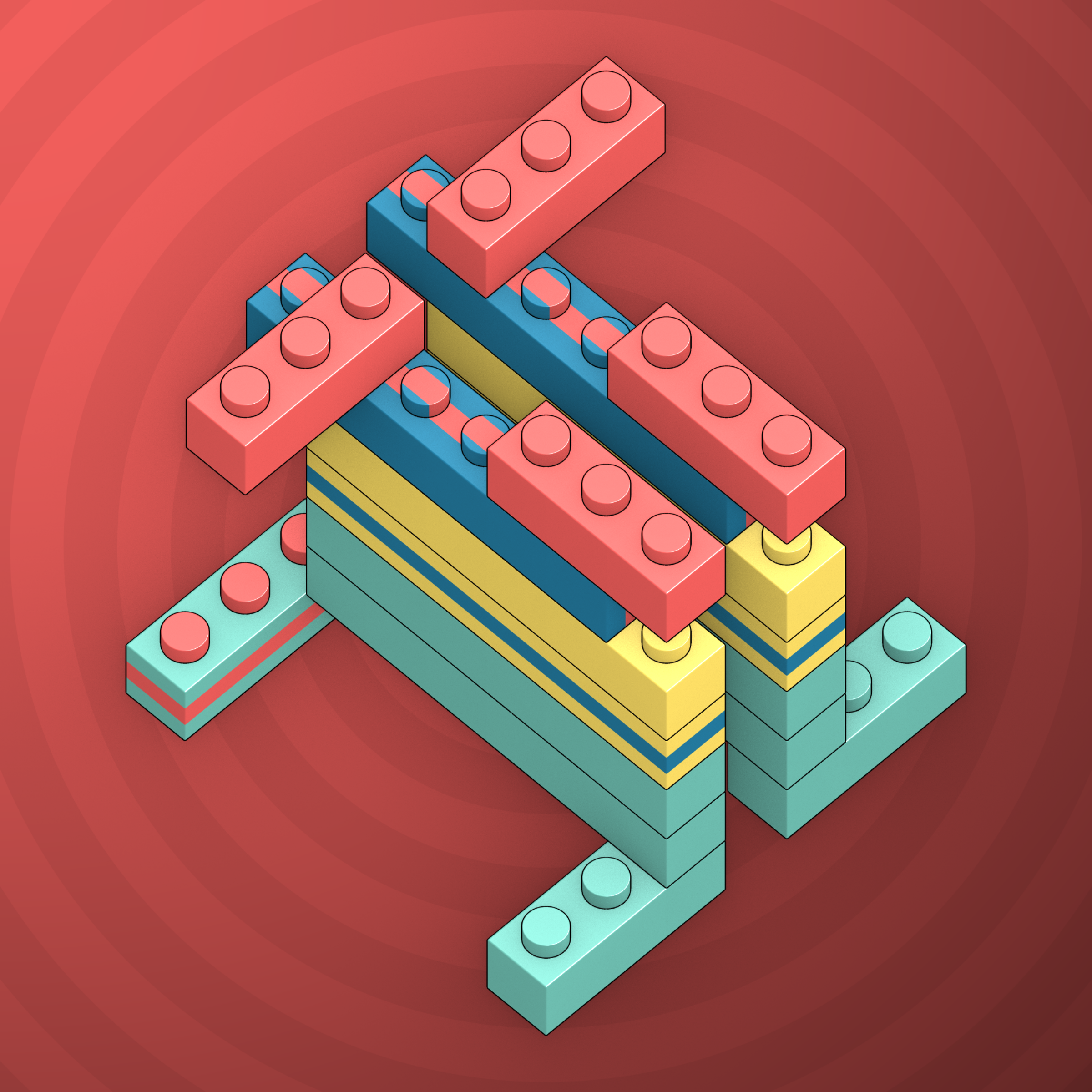 Art Blocks - Art Blocks v2 - Click #849 - NFT # 263000849