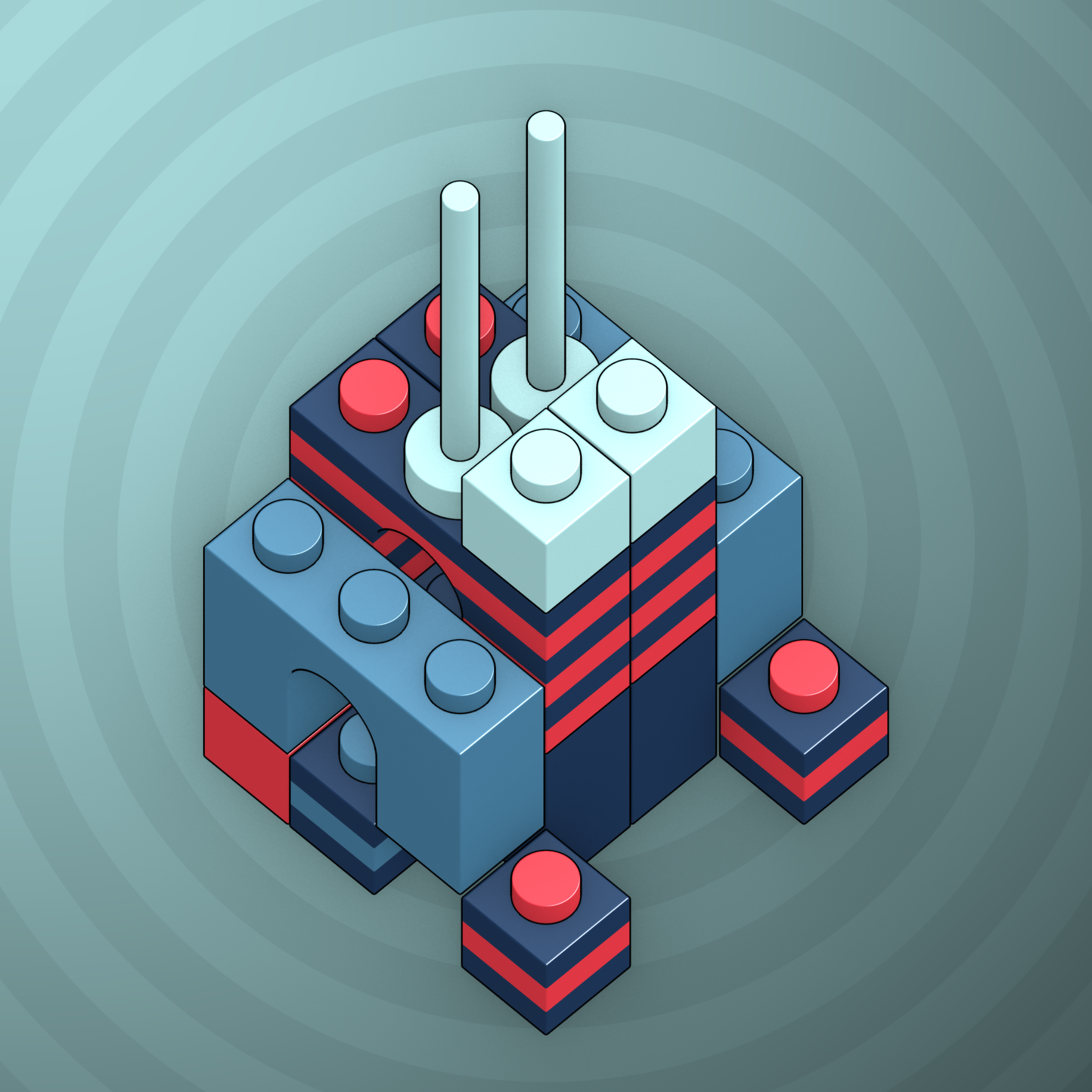 Art Blocks - Art Blocks v2 - Click #852 - NFT # 263000852