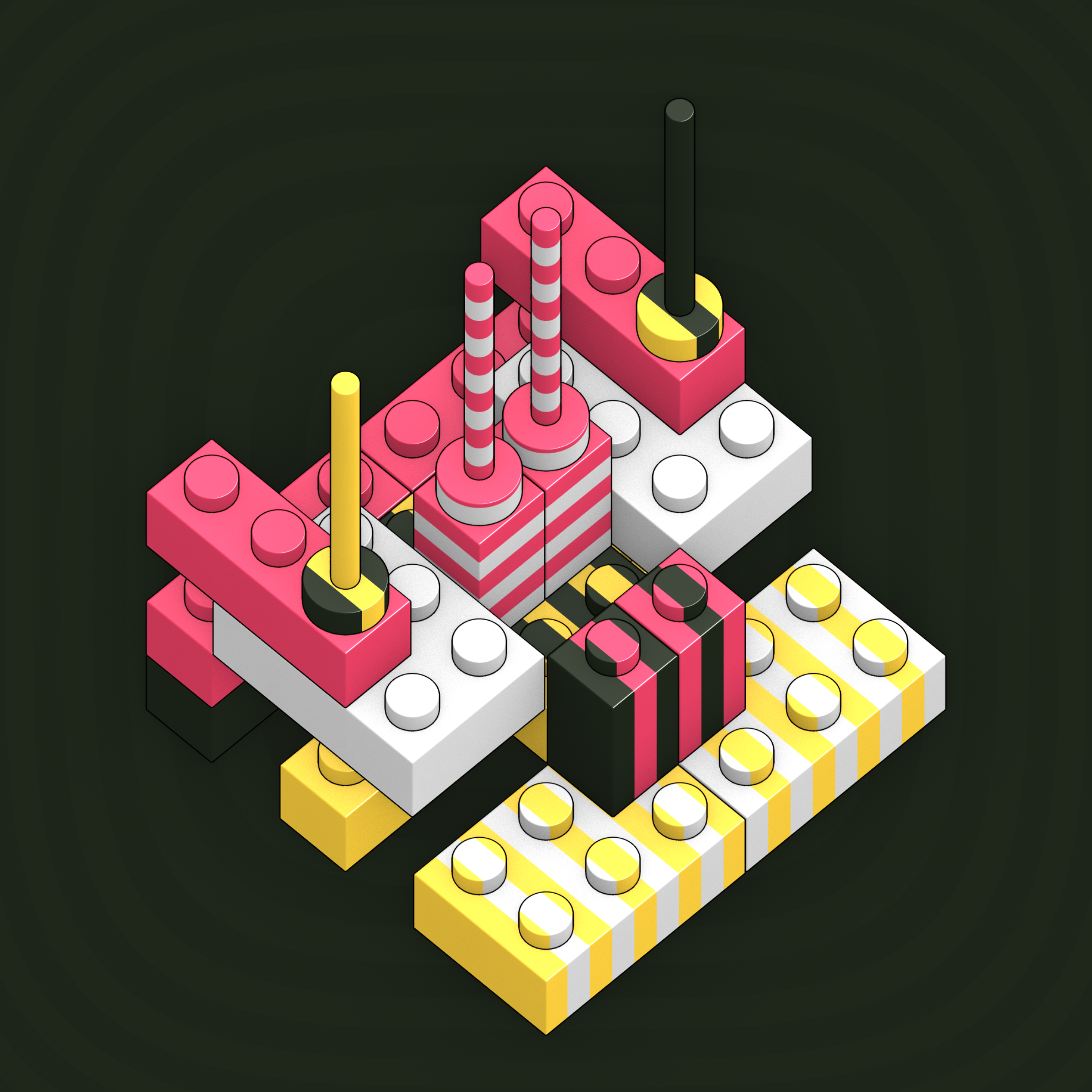 Art Blocks - Art Blocks v2 - Click #855 - NFT # 263000855