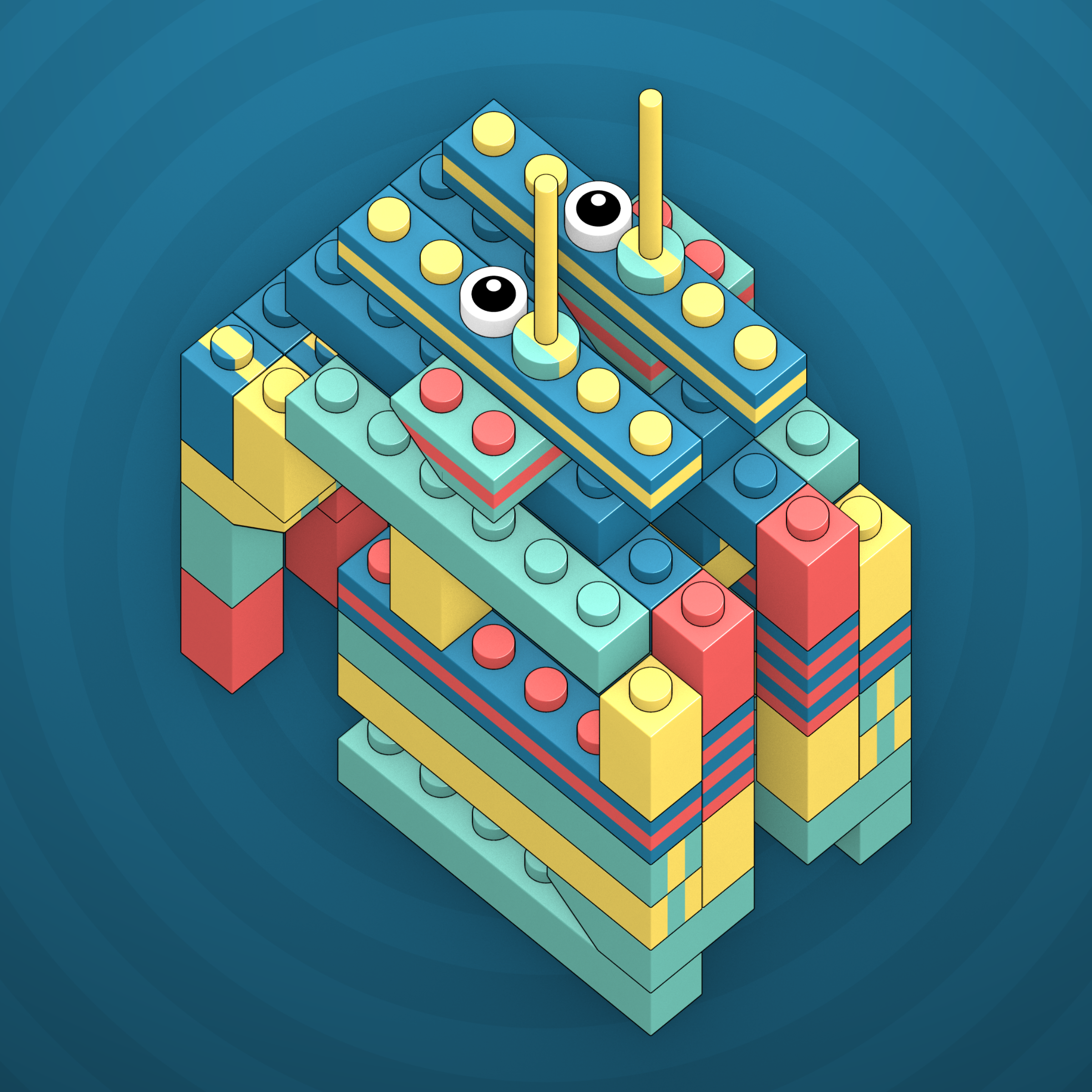 Art Blocks - Art Blocks v2 - Click #856 - NFT # 263000856