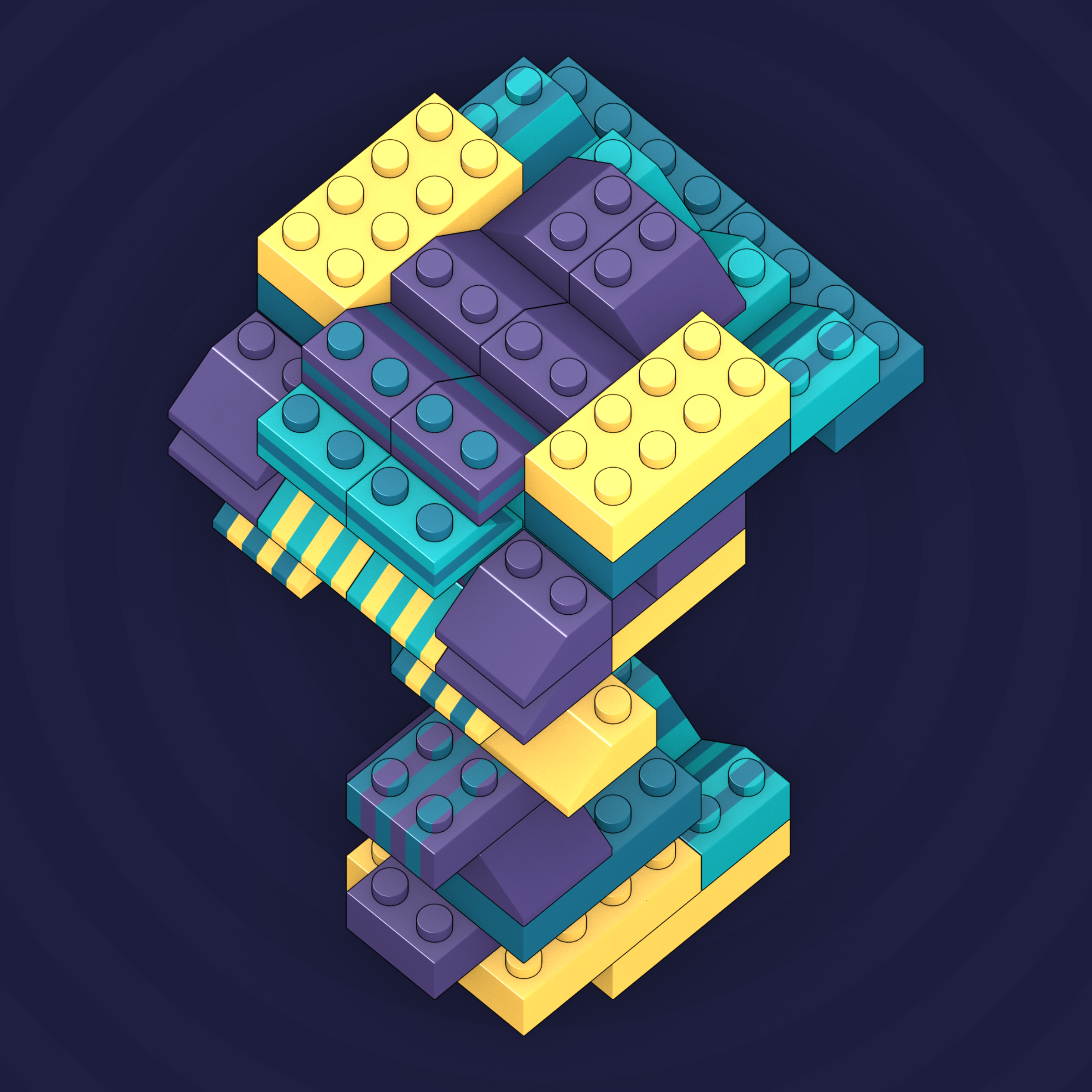 Art Blocks - Art Blocks v2 - Click #860 - NFT # 263000860