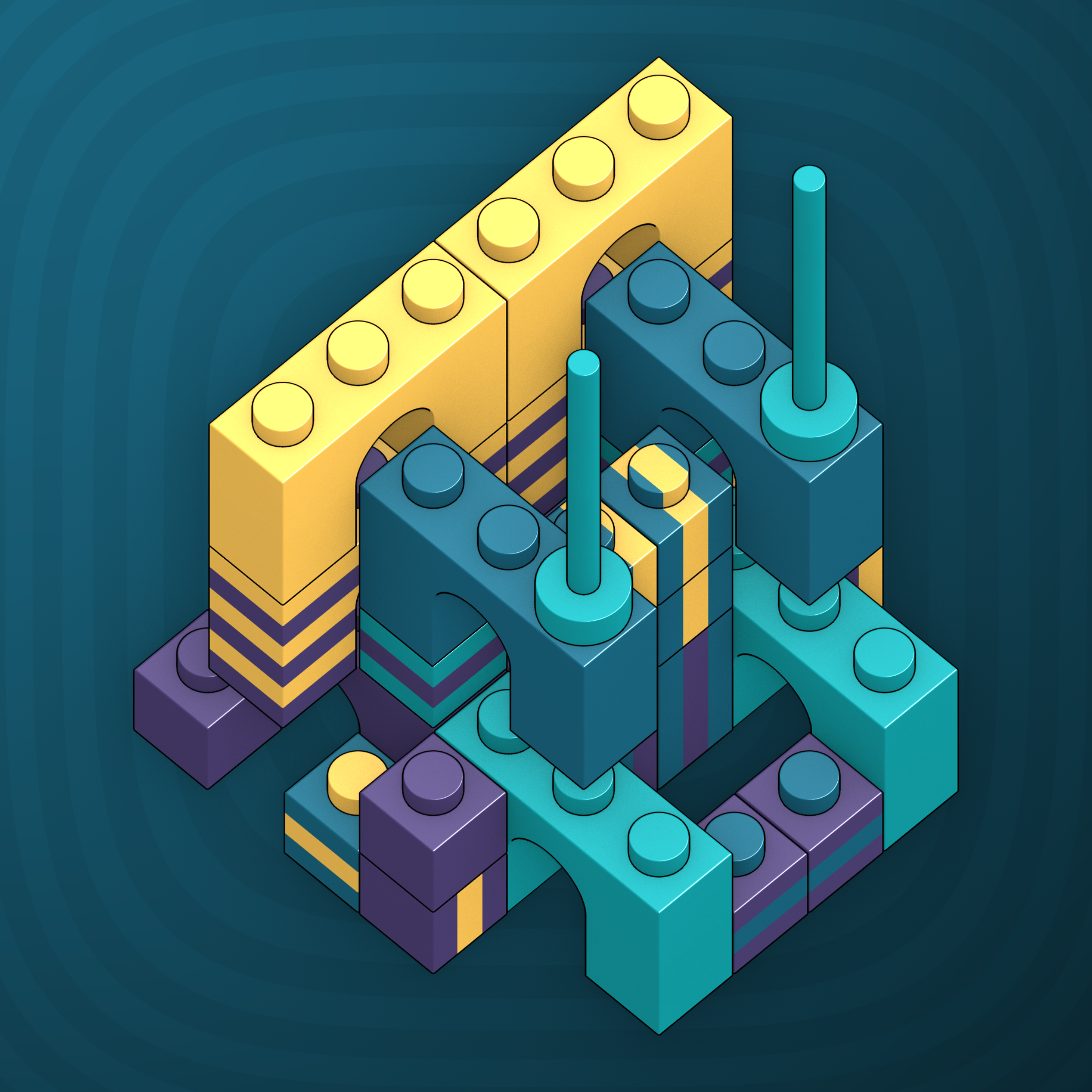 Art Blocks - Art Blocks v2 - Click #874 - NFT # 263000874