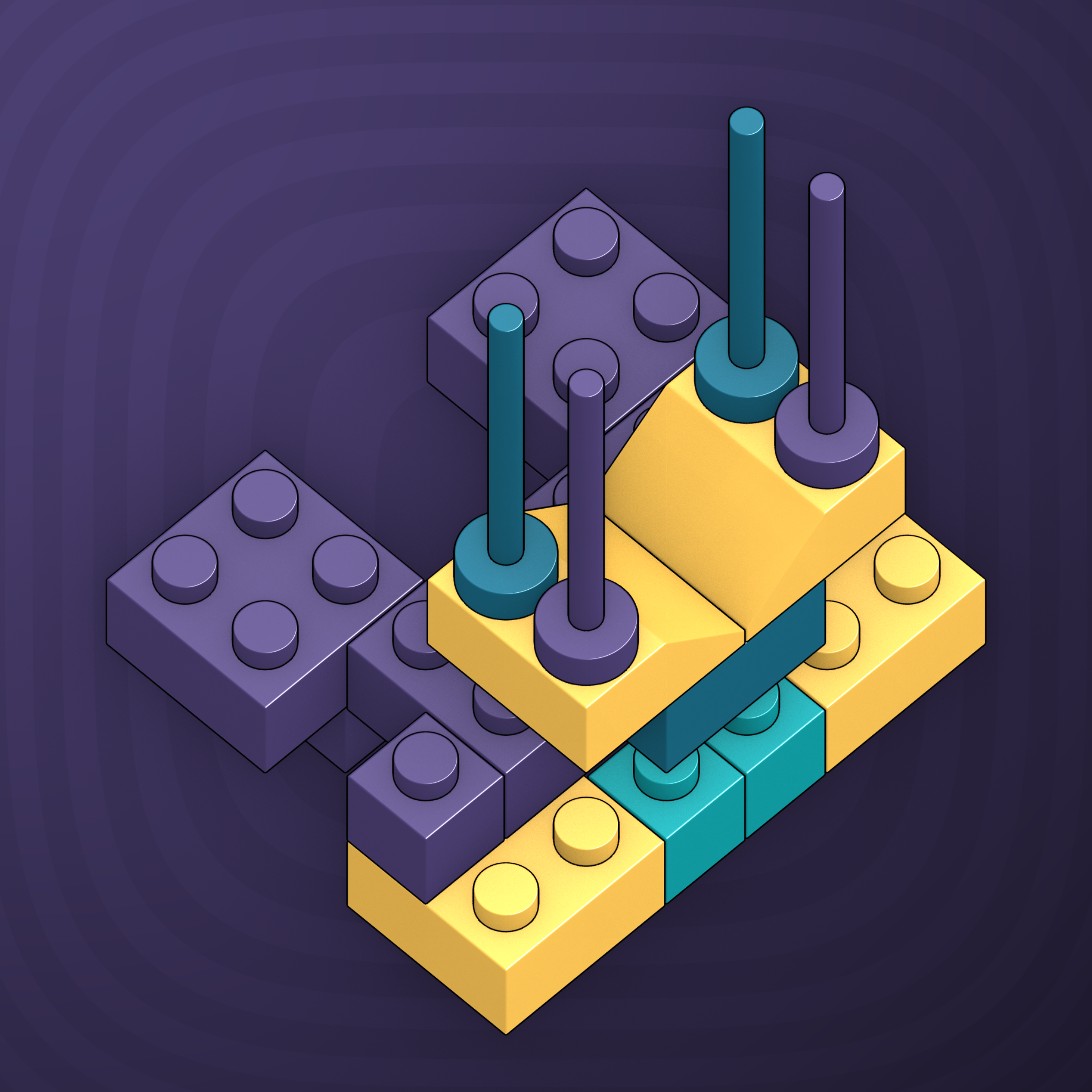 Art Blocks - Art Blocks v2 - Click #875 - NFT # 263000875