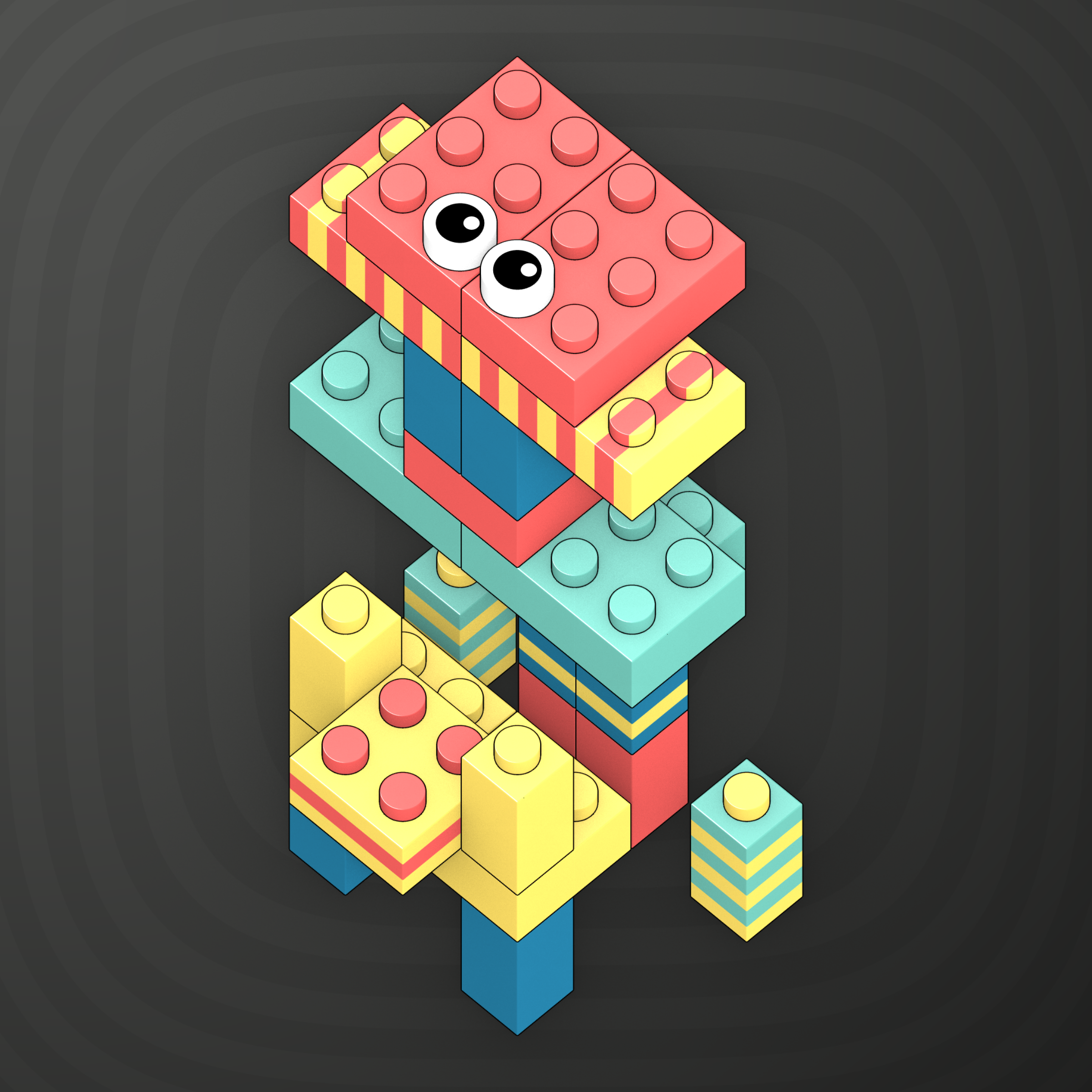 Art Blocks - Art Blocks v2 - Click #882 - NFT # 263000882