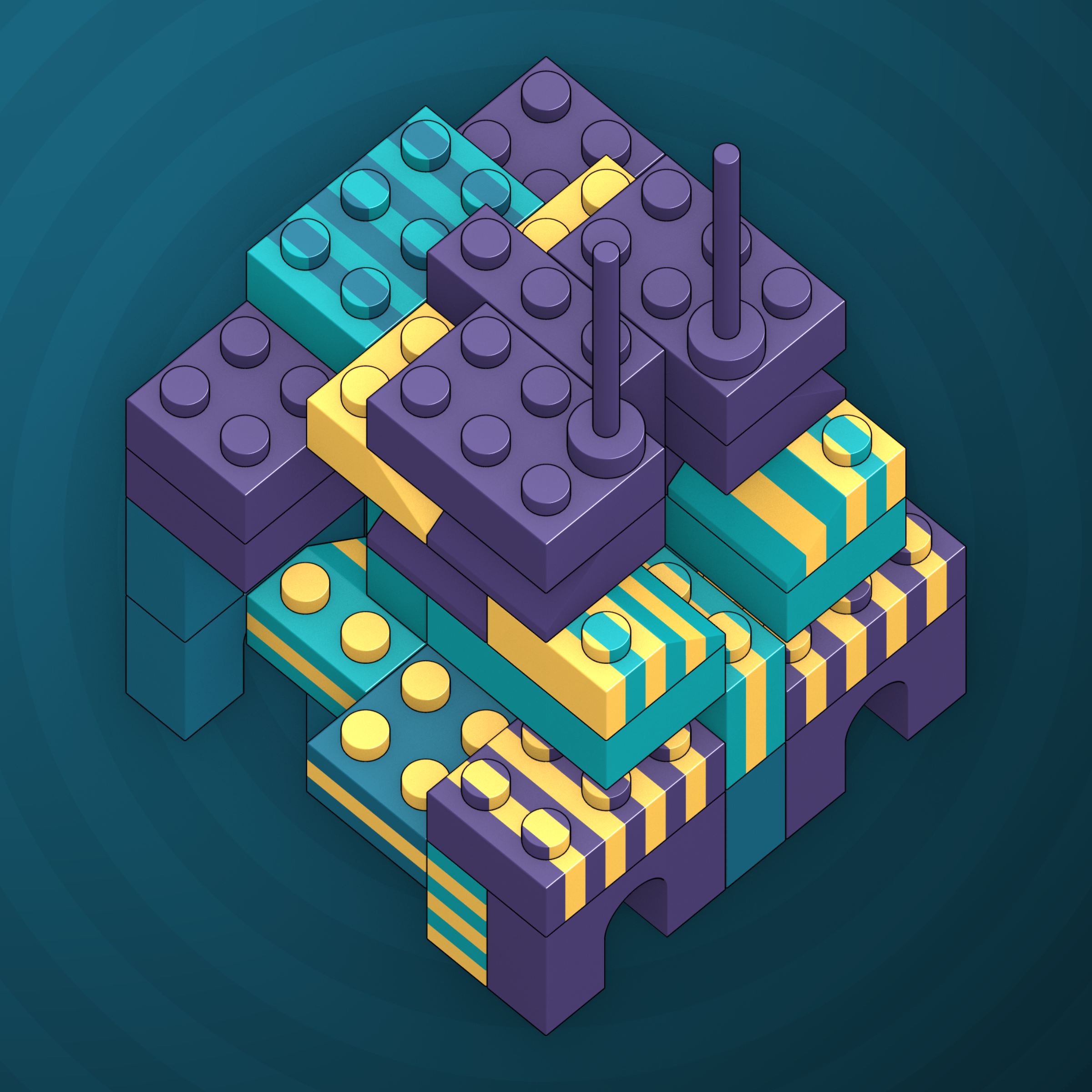 Art Blocks - Art Blocks v2 - Click #885 - NFT # 263000885