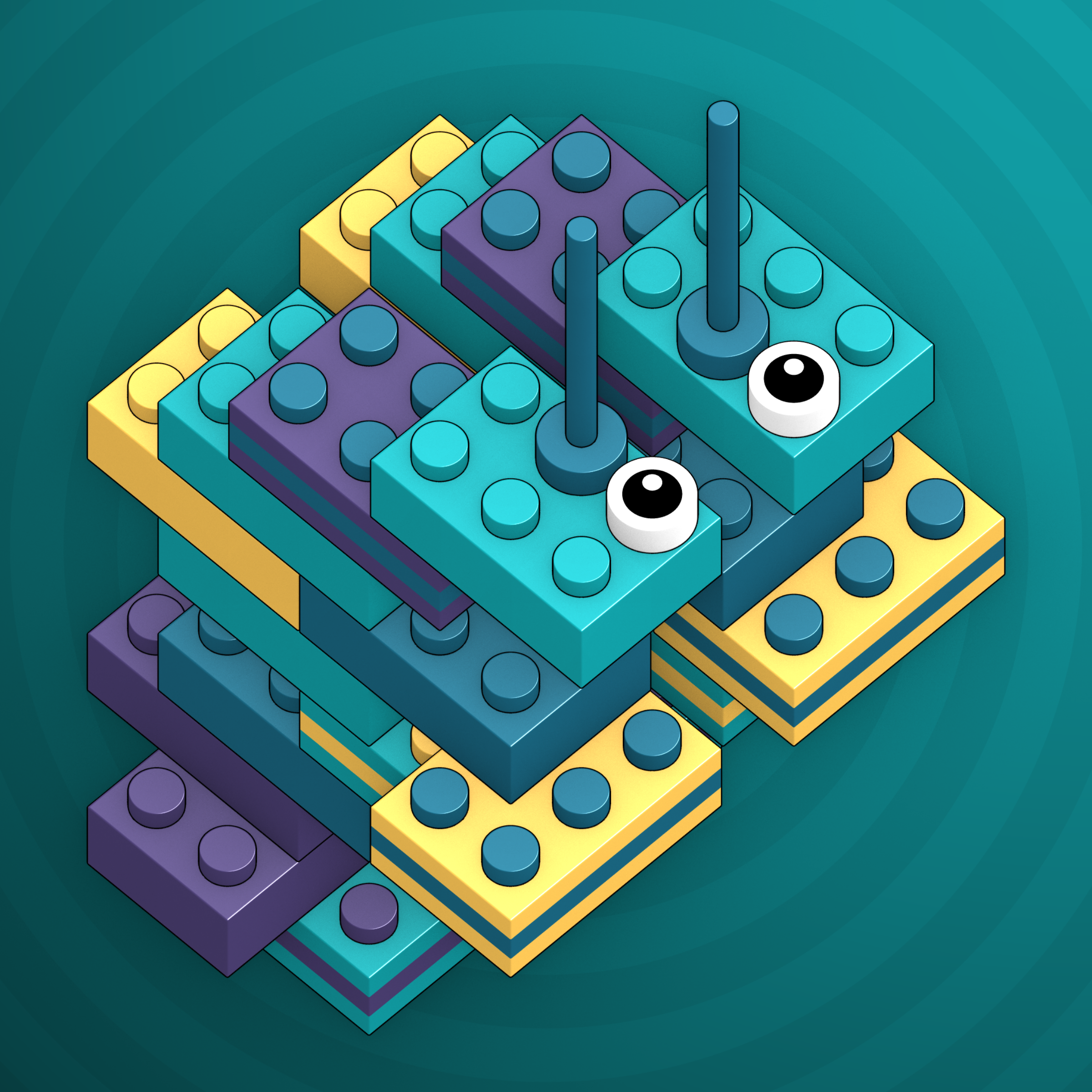 Art Blocks - Art Blocks v2 - Click #889 - NFT # 263000889