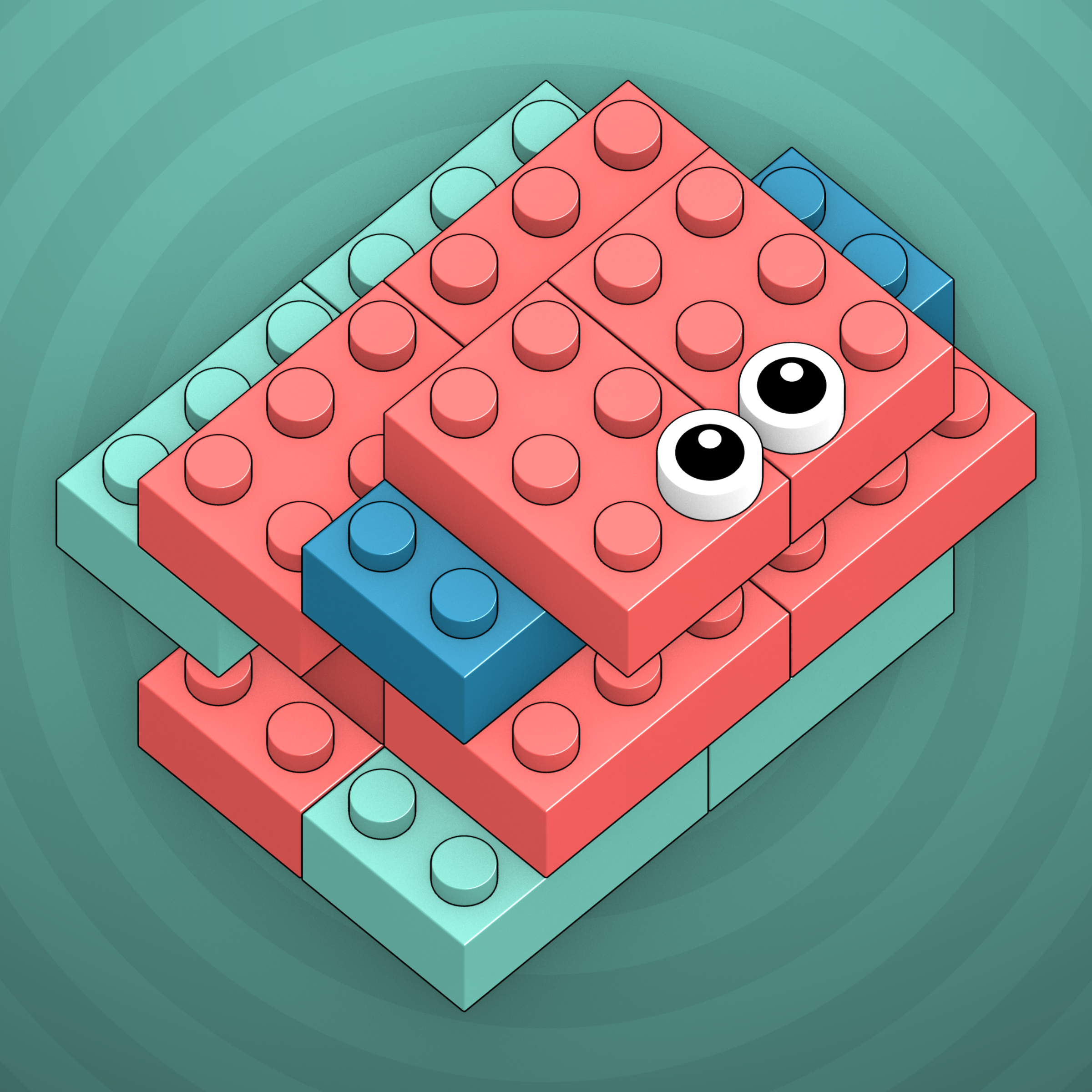 Art Blocks - Art Blocks v2 - Click #895 - NFT # 263000895