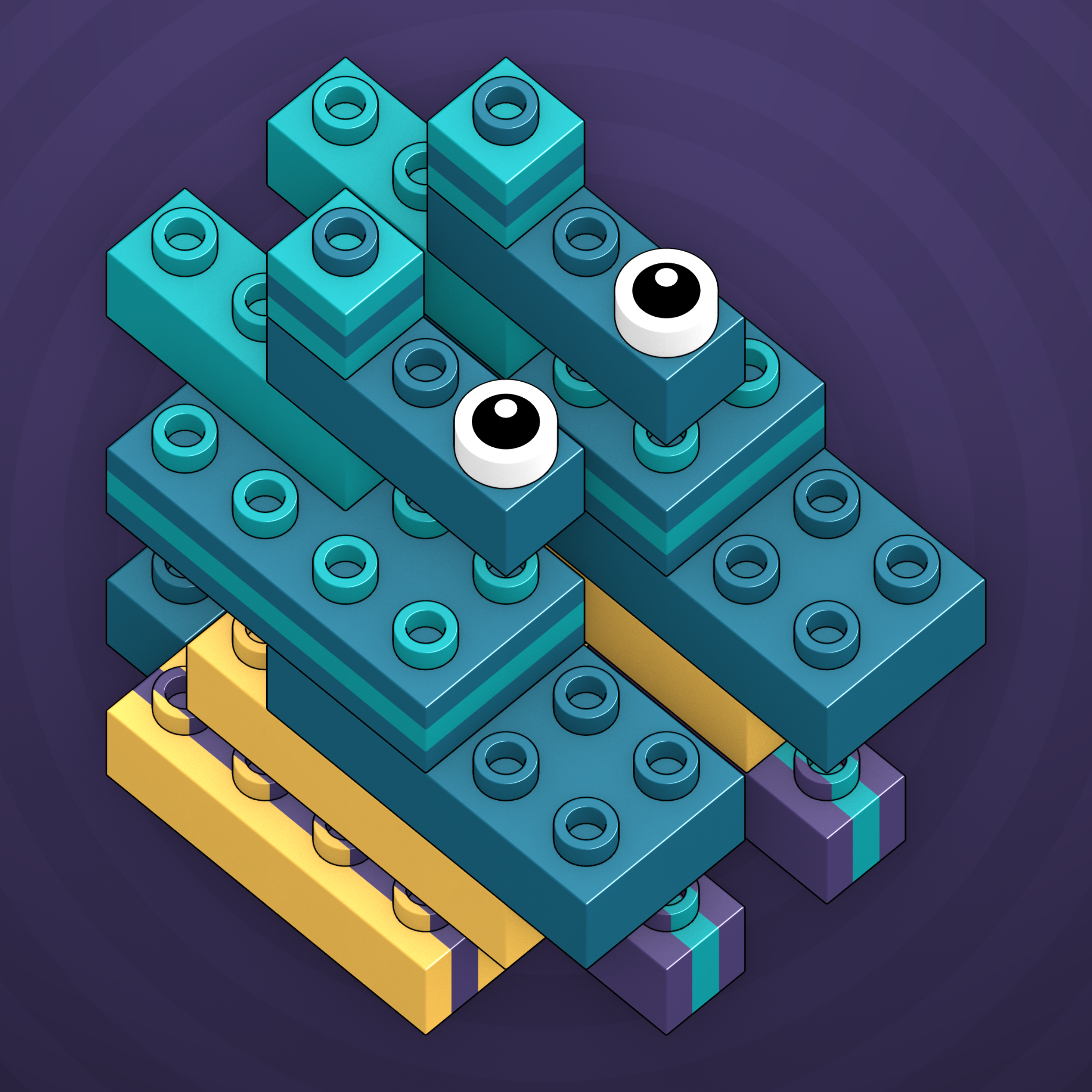 Art Blocks - Art Blocks v2 - Click #896 - NFT # 263000896