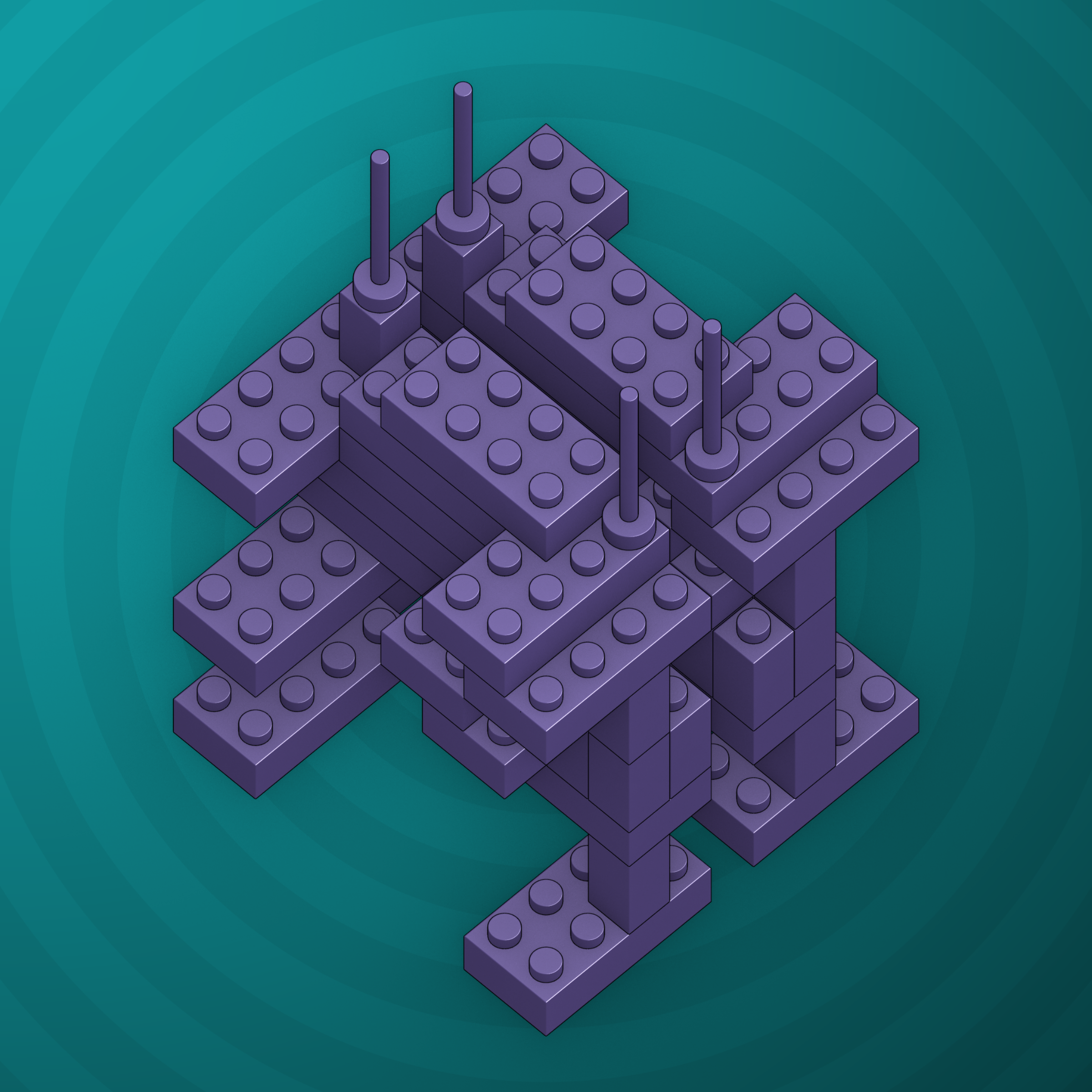 Art Blocks - Art Blocks v2 - Click #900 - NFT # 263000900