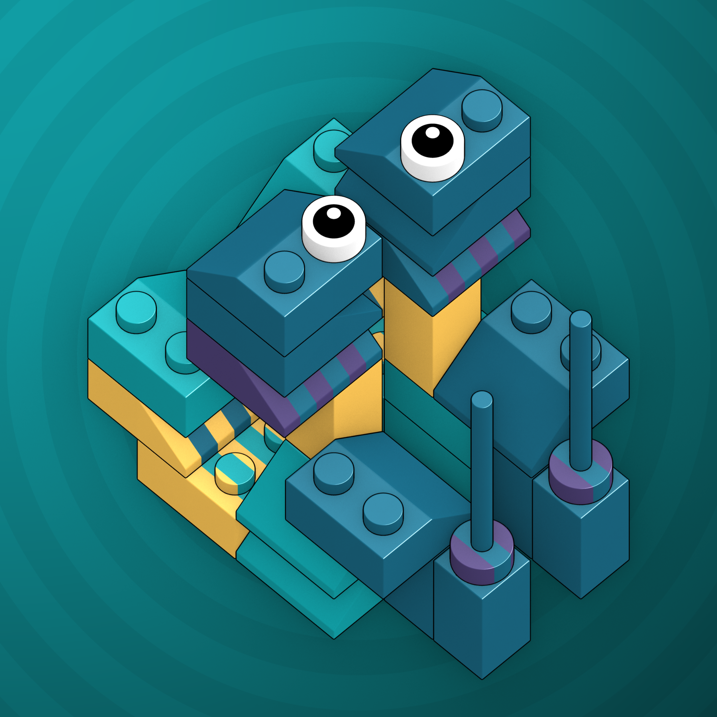 Art Blocks - Art Blocks v2 - Click #903 - NFT # 263000903