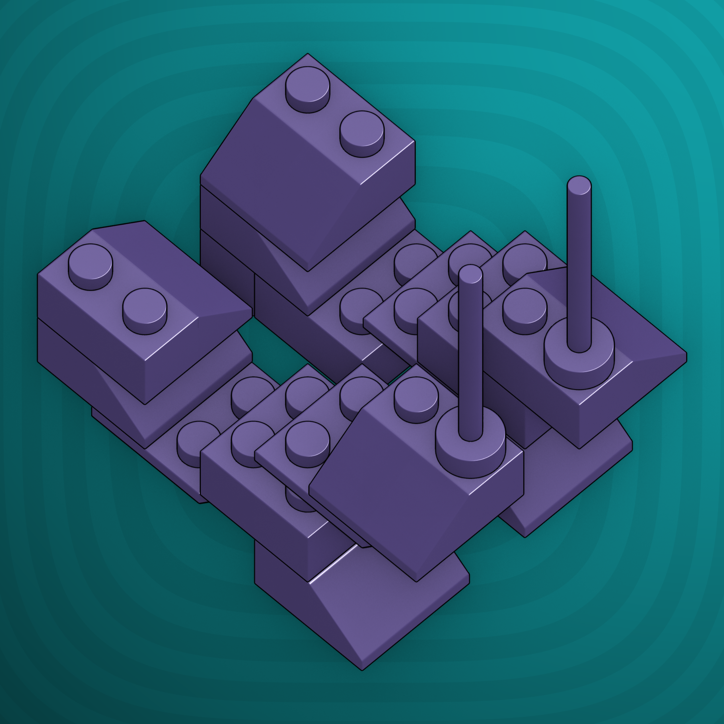 Art Blocks - Art Blocks v2 - Click #905 - NFT # 263000905