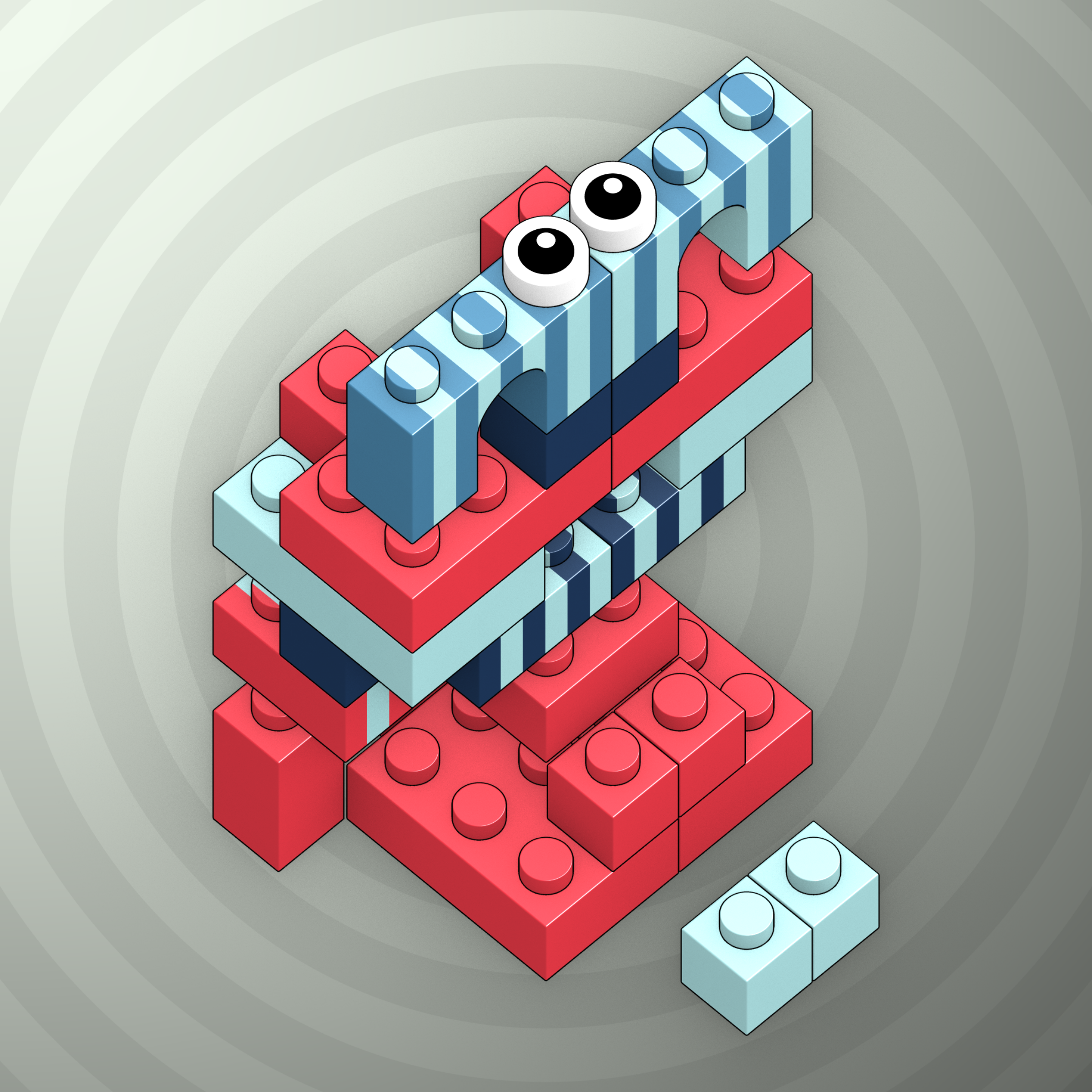 Art Blocks - Art Blocks v2 - Click #909 - NFT # 263000909