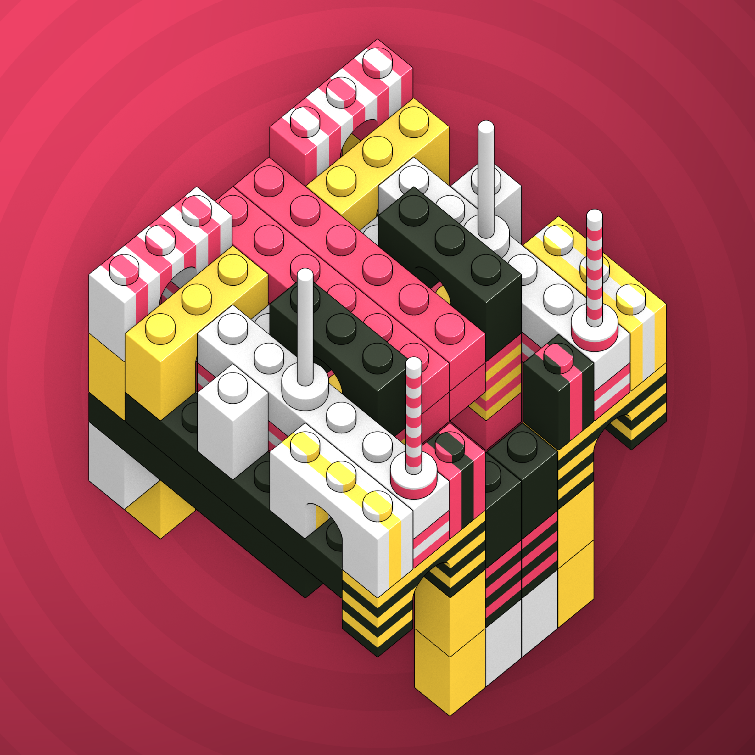 Art Blocks - Art Blocks v2 - Click #912 - NFT # 263000912