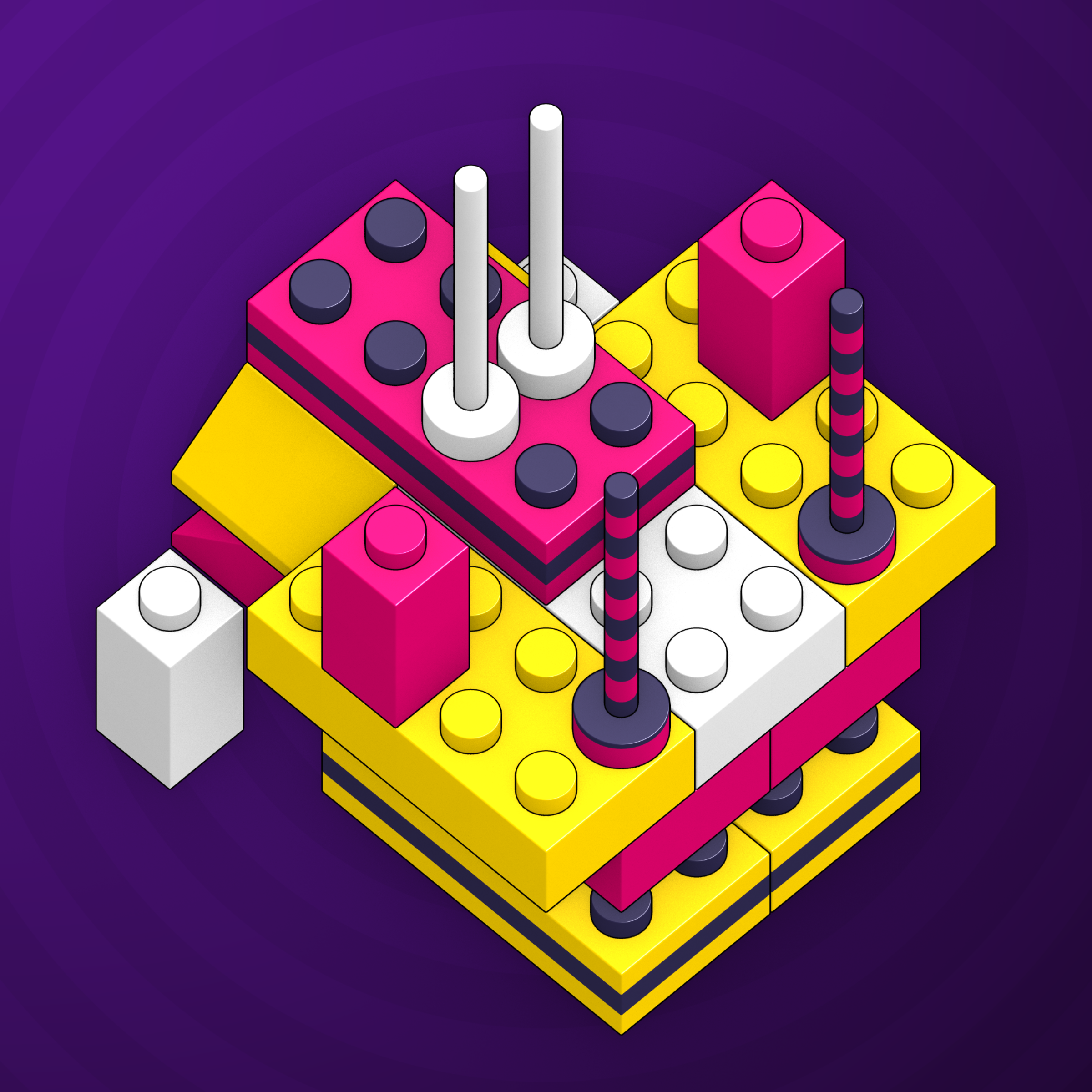 Art Blocks - Art Blocks v2 - Click #919 - NFT # 263000919