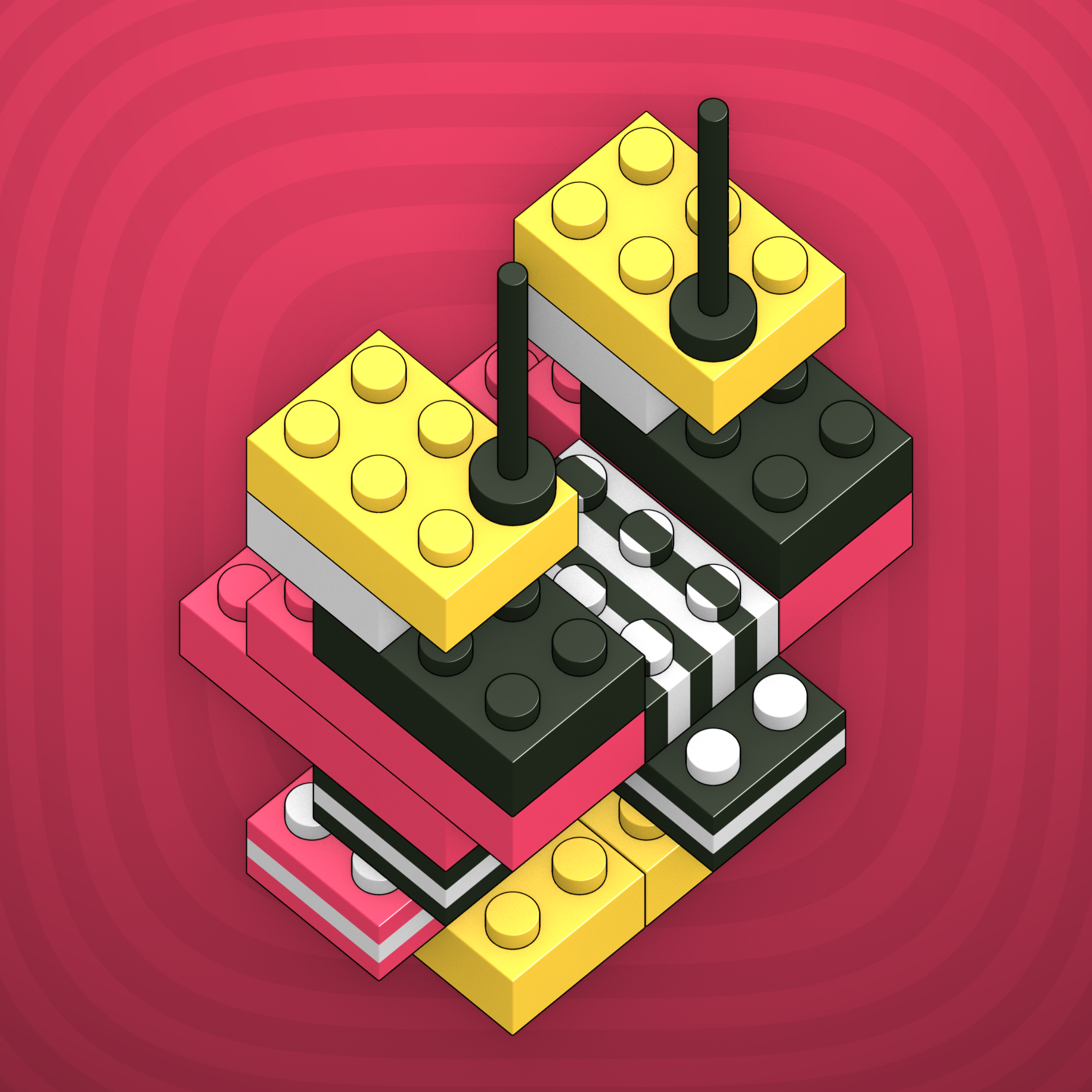 Art Blocks - Art Blocks v2 - Click #921 - NFT # 263000921