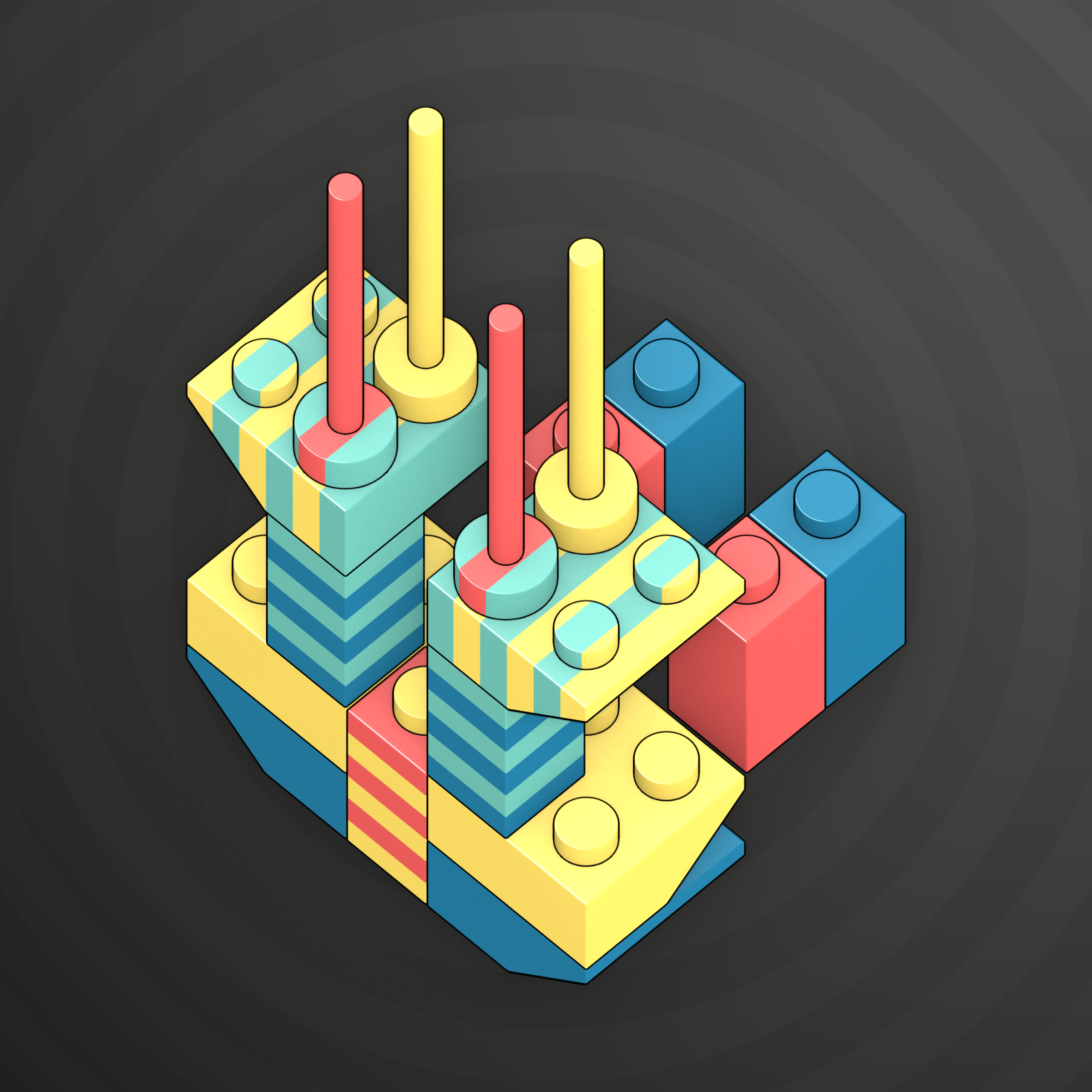 Art Blocks - Art Blocks v2 - Click #930 - NFT # 263000930