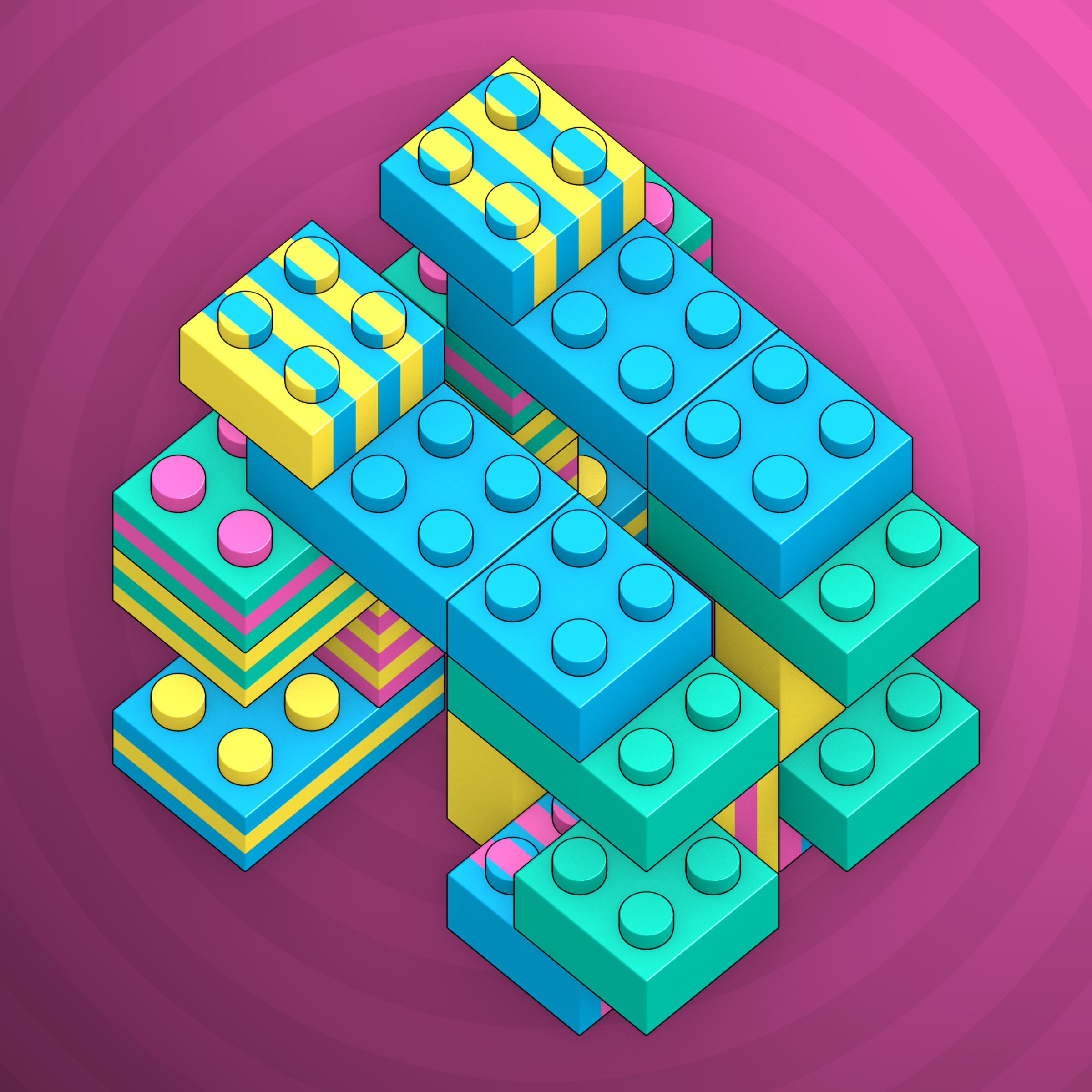 Art Blocks - Art Blocks v2 - Click #932 - NFT # 263000932