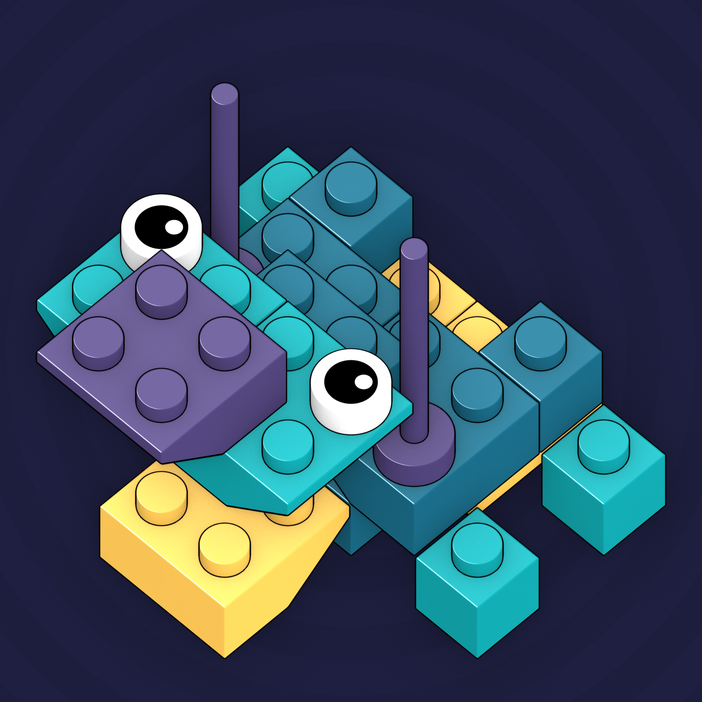 Art Blocks - Art Blocks v2 - Click #951 - NFT # 263000951