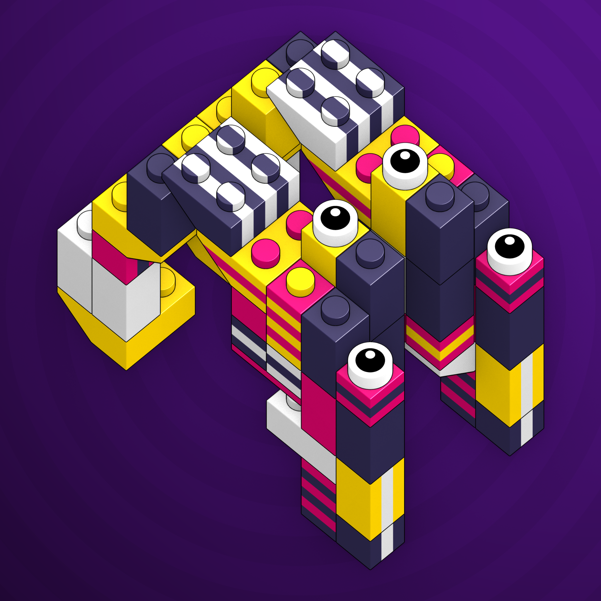 Art Blocks - Art Blocks v2 - Click #955 - NFT # 263000955