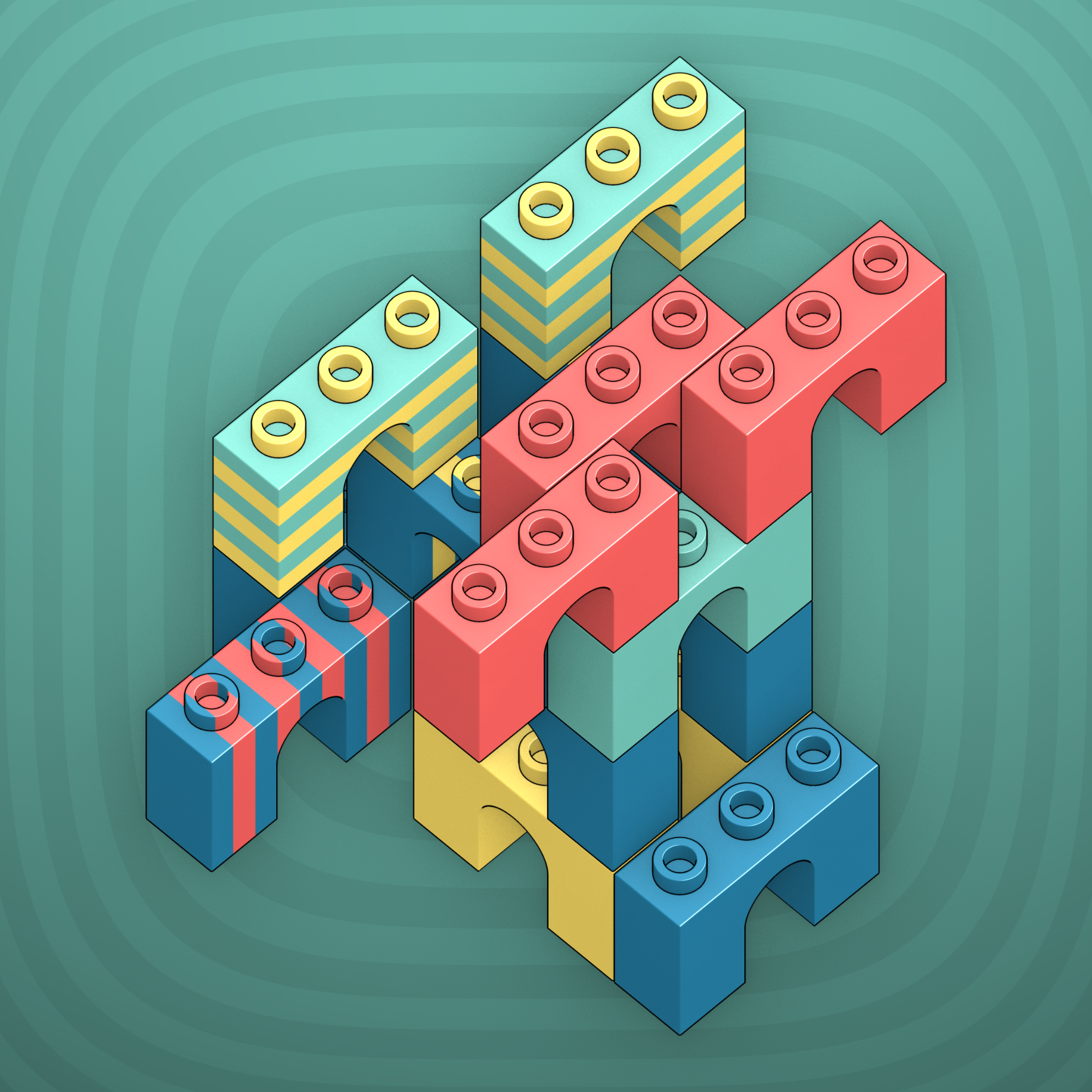 Art Blocks - Art Blocks v2 - Click #960 - NFT # 263000960