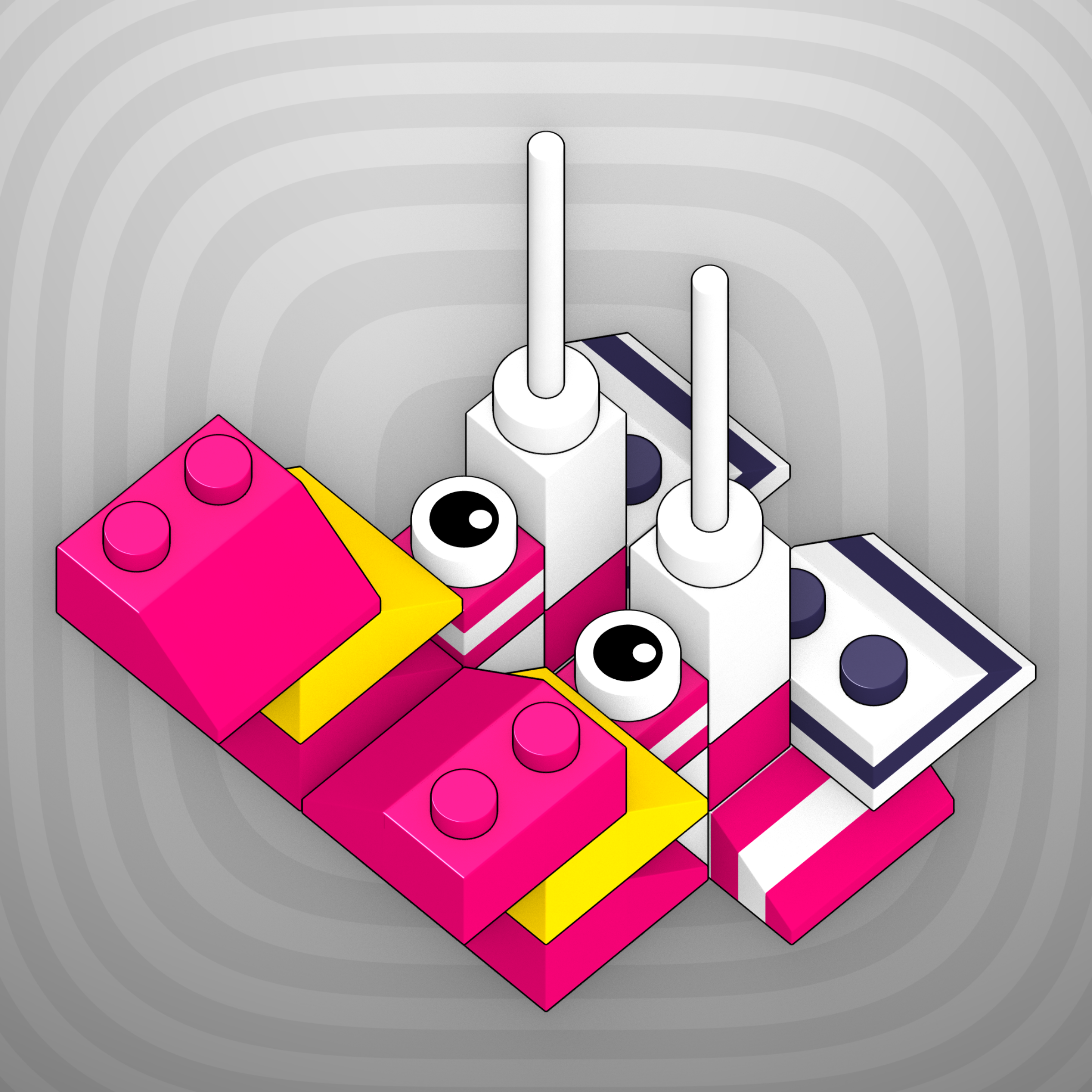 Art Blocks - Art Blocks v2 - Click #967 - NFT # 263000967