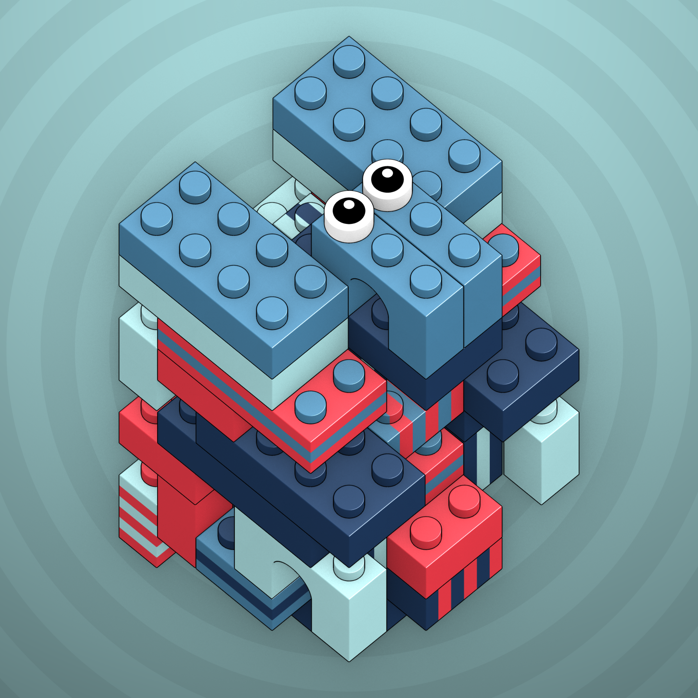 Art Blocks - Art Blocks v2 - Click #968 - NFT # 263000968