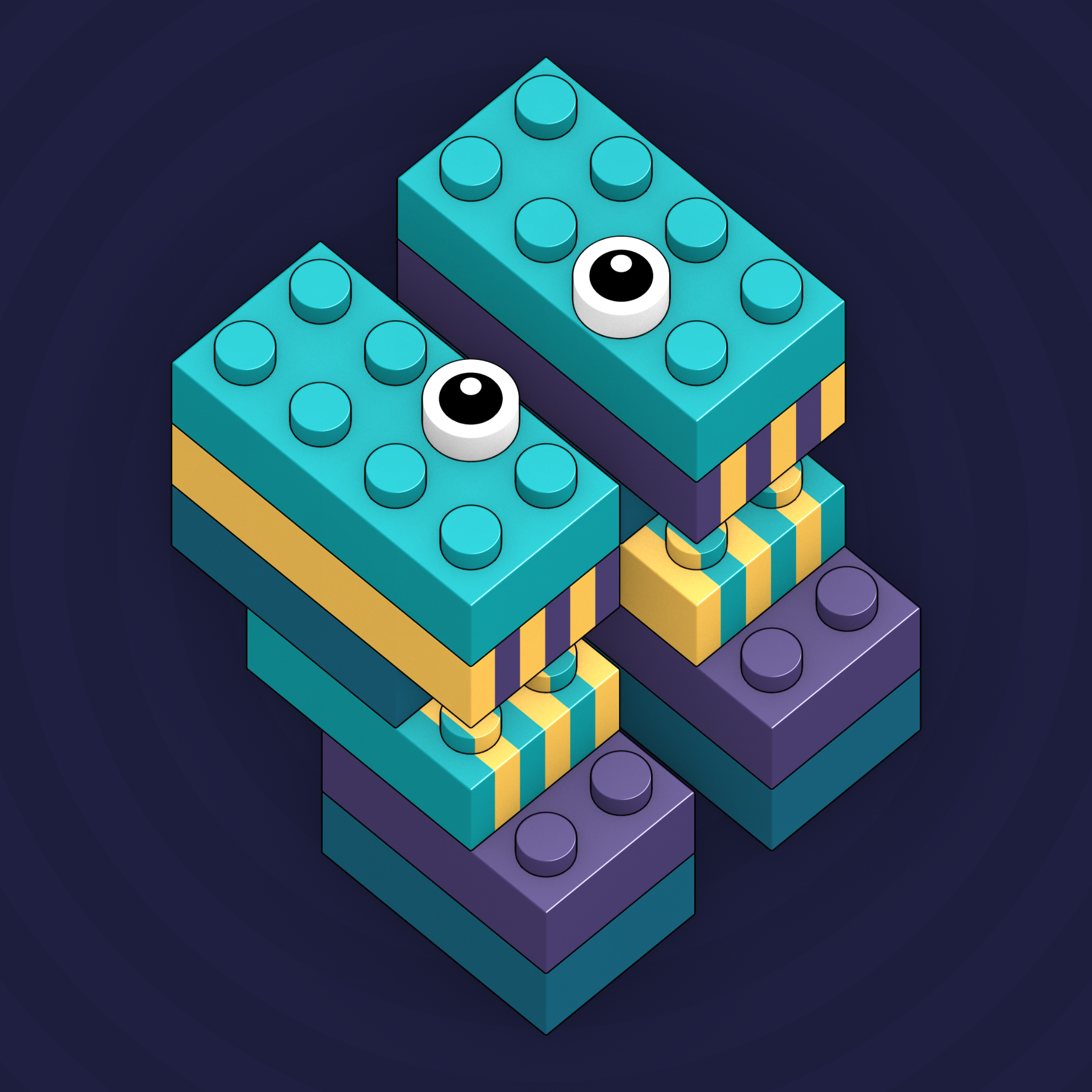 Art Blocks - Art Blocks v2 - Click #969 - NFT # 263000969