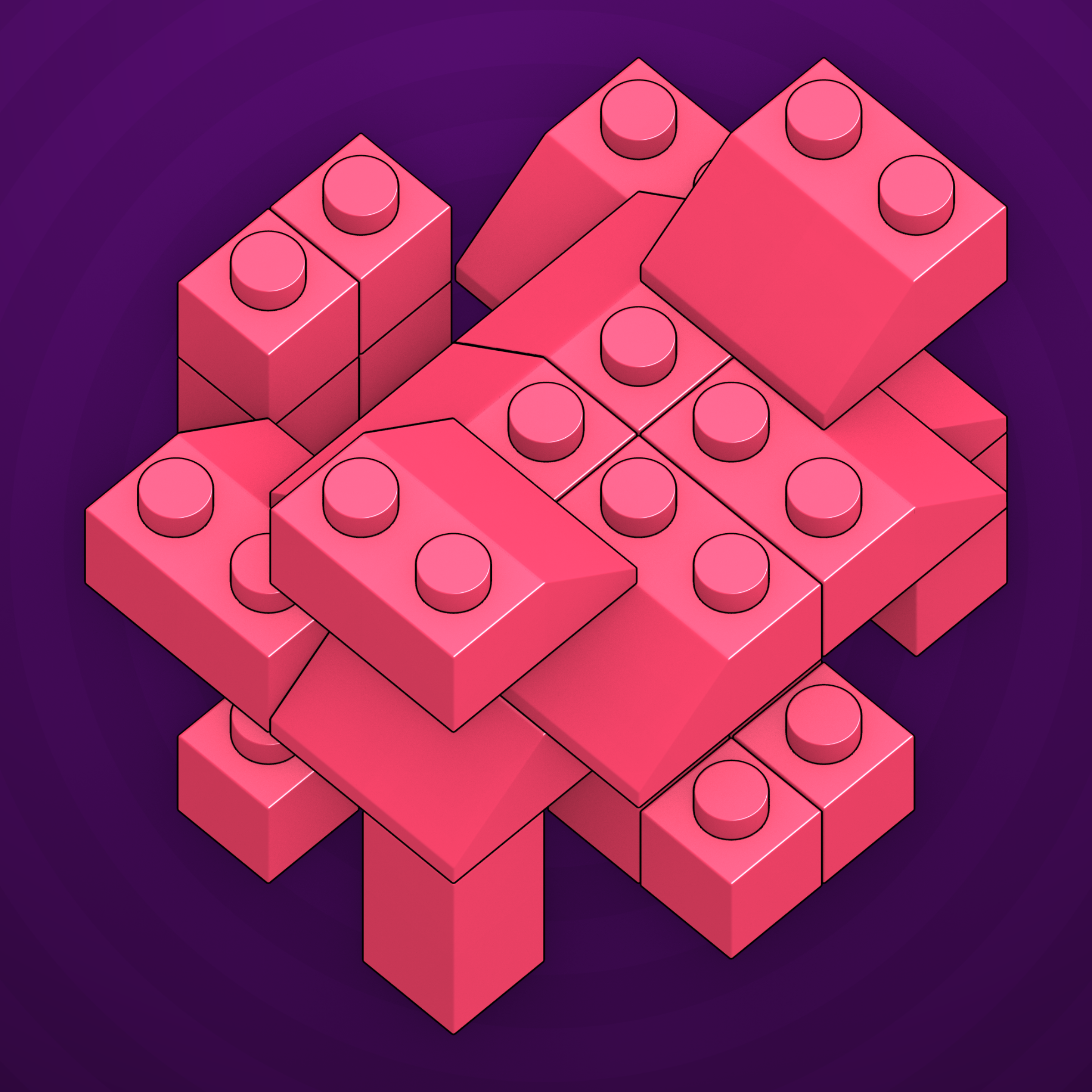 Art Blocks - Art Blocks v2 - Click #972 - NFT # 263000972