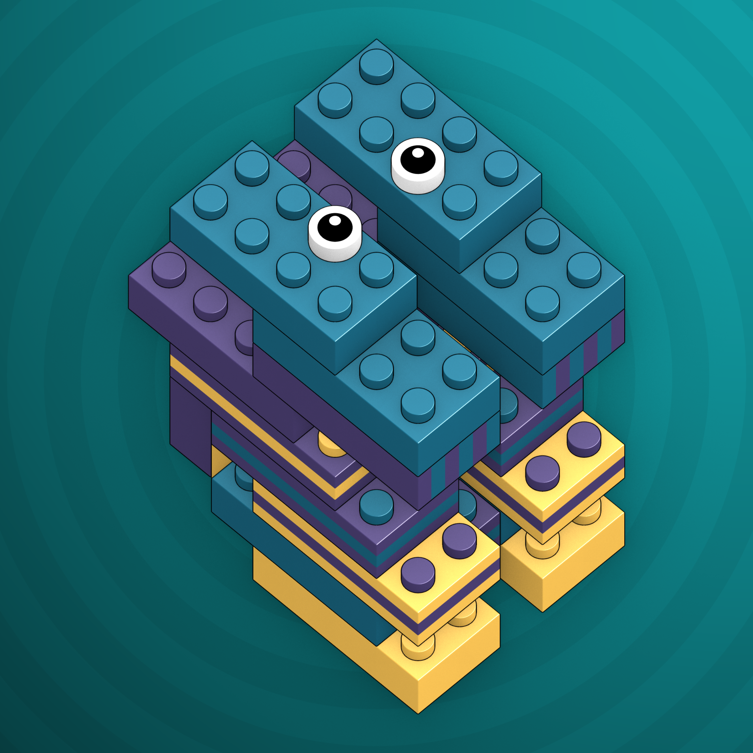 Art Blocks - Art Blocks v2 - Click #973 - NFT # 263000973