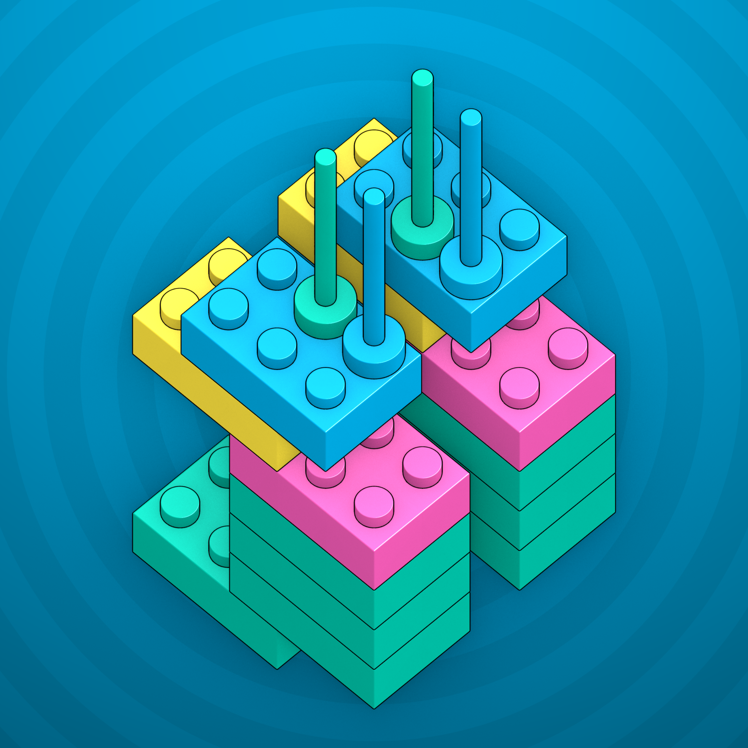 Art Blocks - Art Blocks v2 - Click #974 - NFT # 263000974